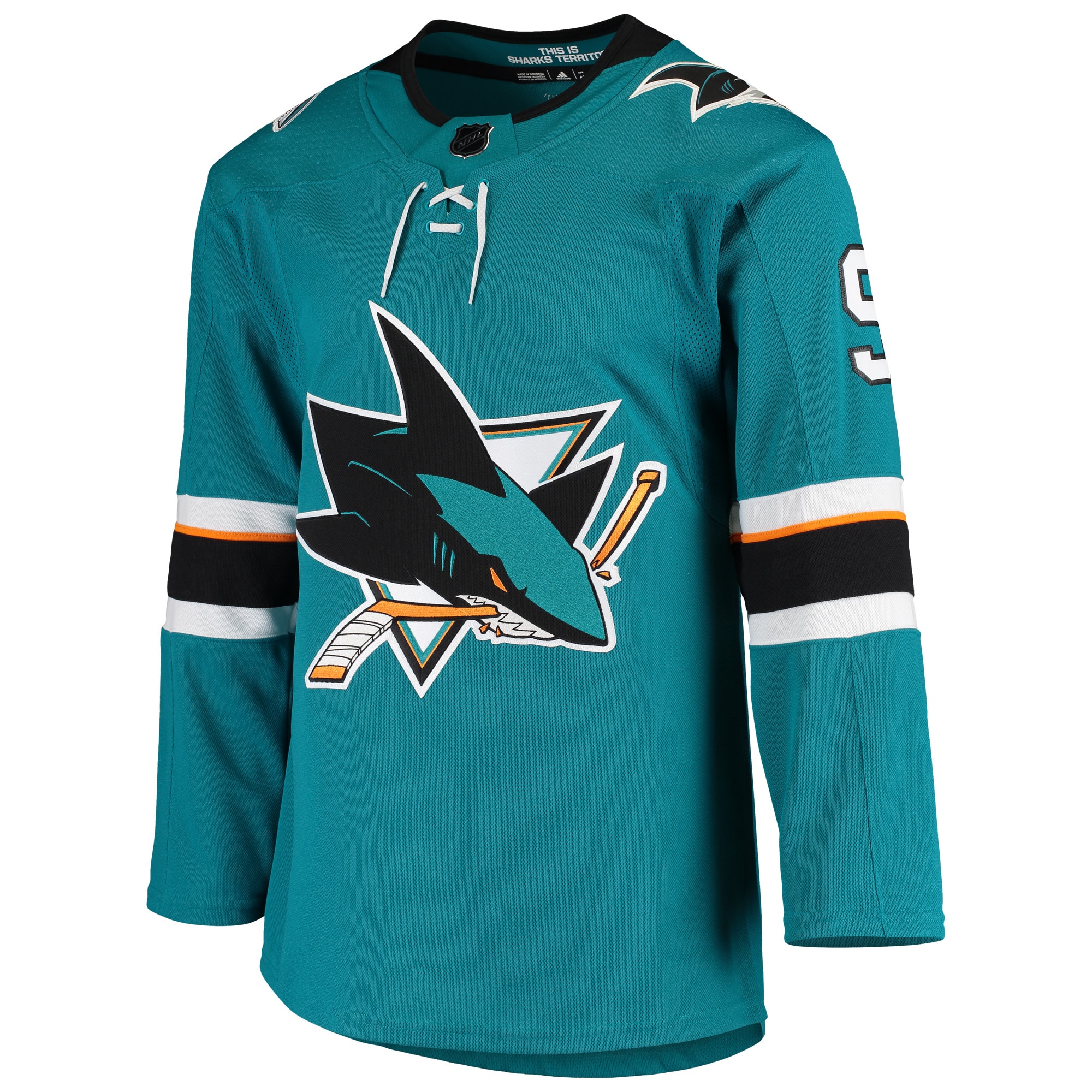 Evander Kane San Jose Sharks adidas Home Authentic Player Jersey - Teal