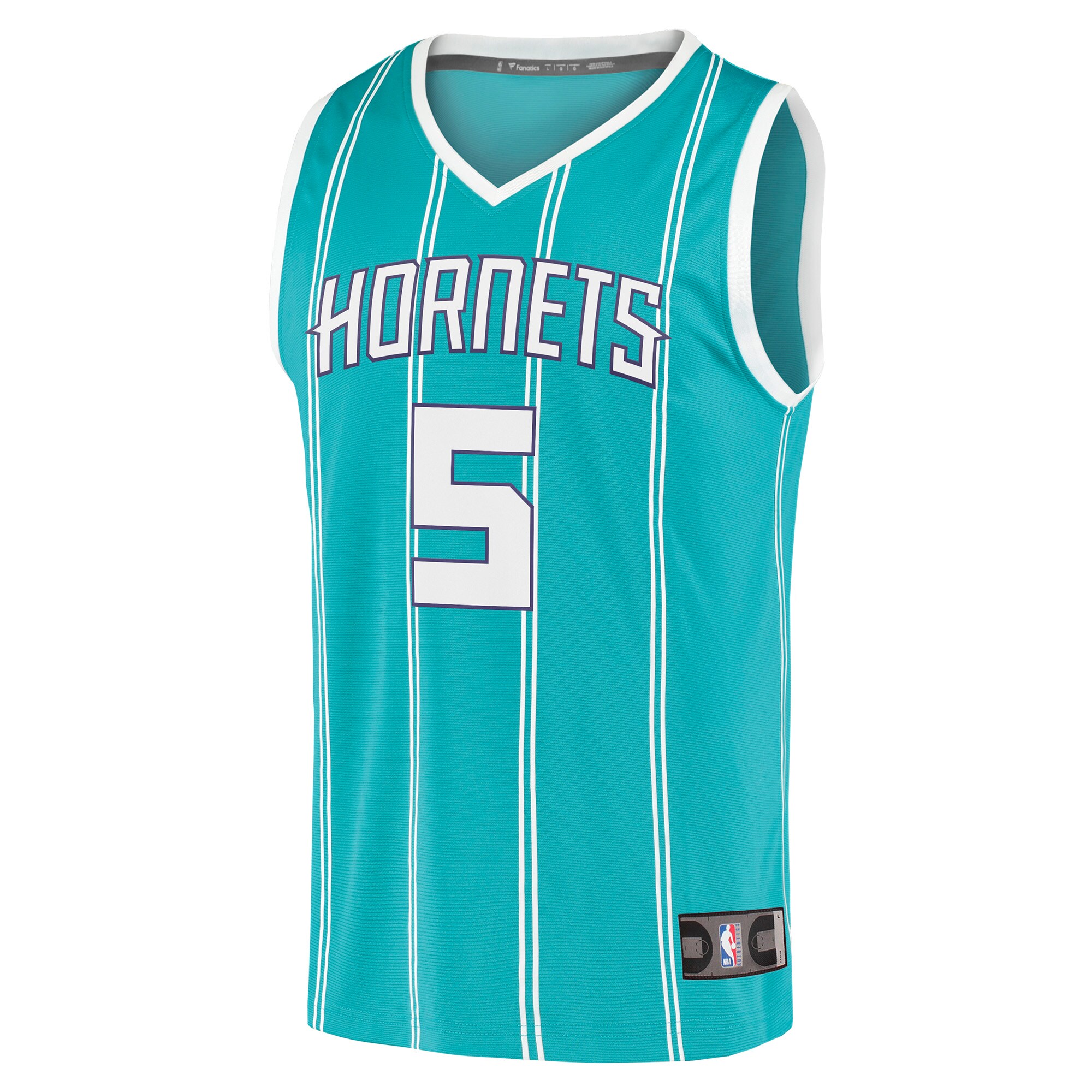 James Bouknight Charlotte Hornets Fanatics Branded Youth 2021/22 Fast Break Replica Jersey - Icon Edition - Teal
