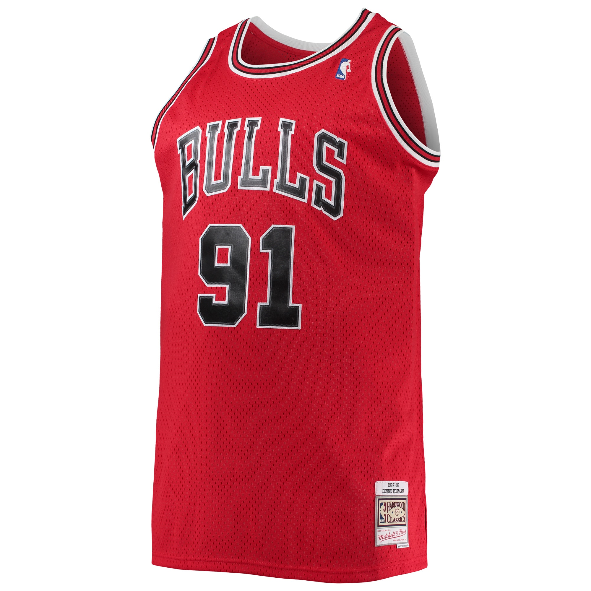 Dennis Rodman Chicago Bulls Mitchell & Ness Big & Tall Hardwood Classics Swingman Jersey - Red