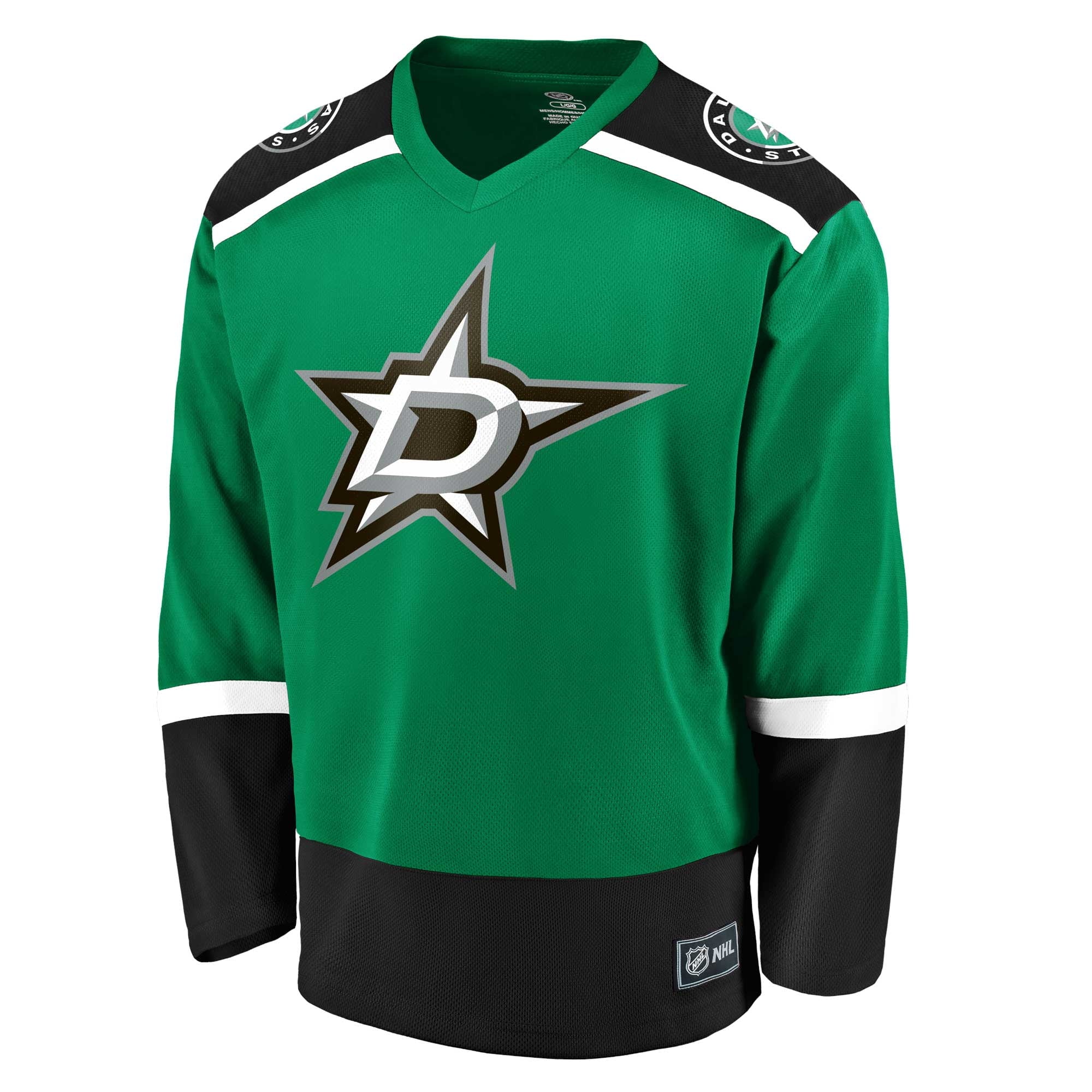 Men's Fanatics Branded Kelly Green Dallas Stars Team Jersey