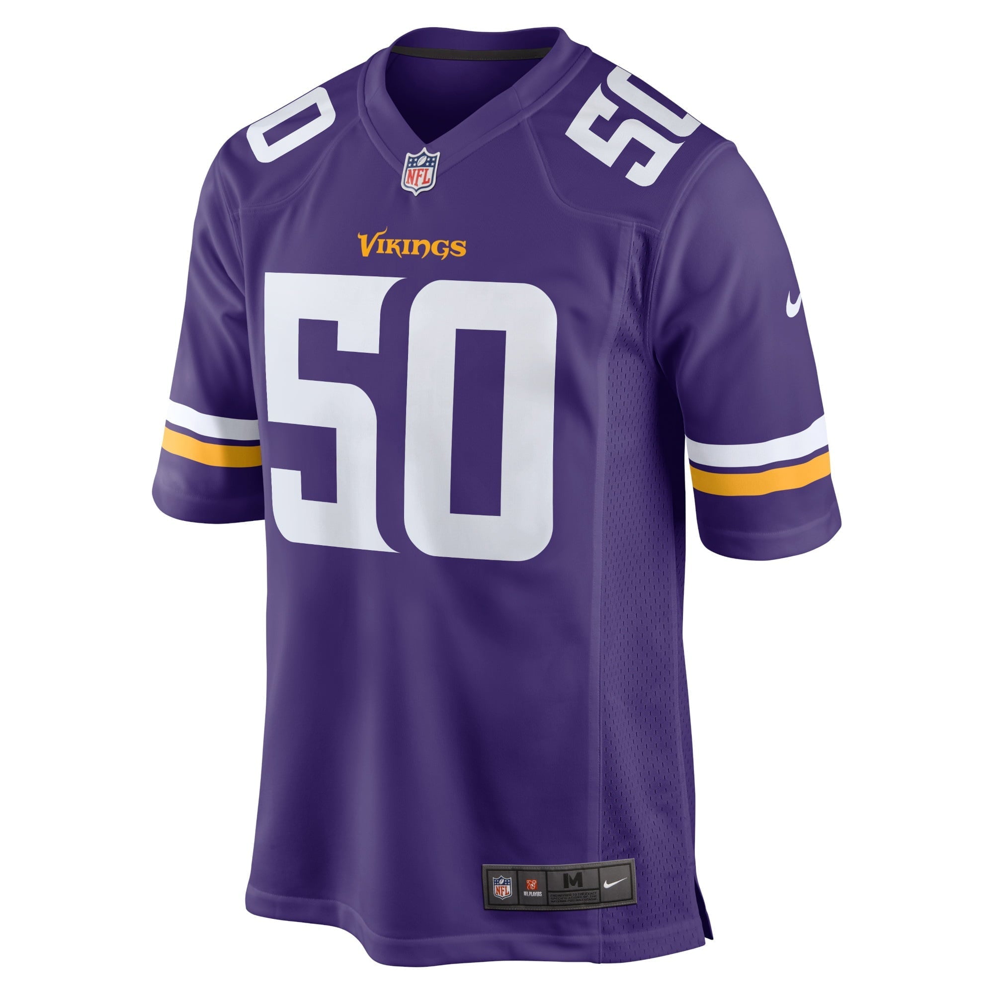Men's Nike TJ Smith Purple Minnesota Vikings Home Game Player Jersey