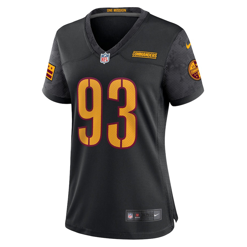 Women's Washington Commanders Johnathan Allen Game Jersey - Black