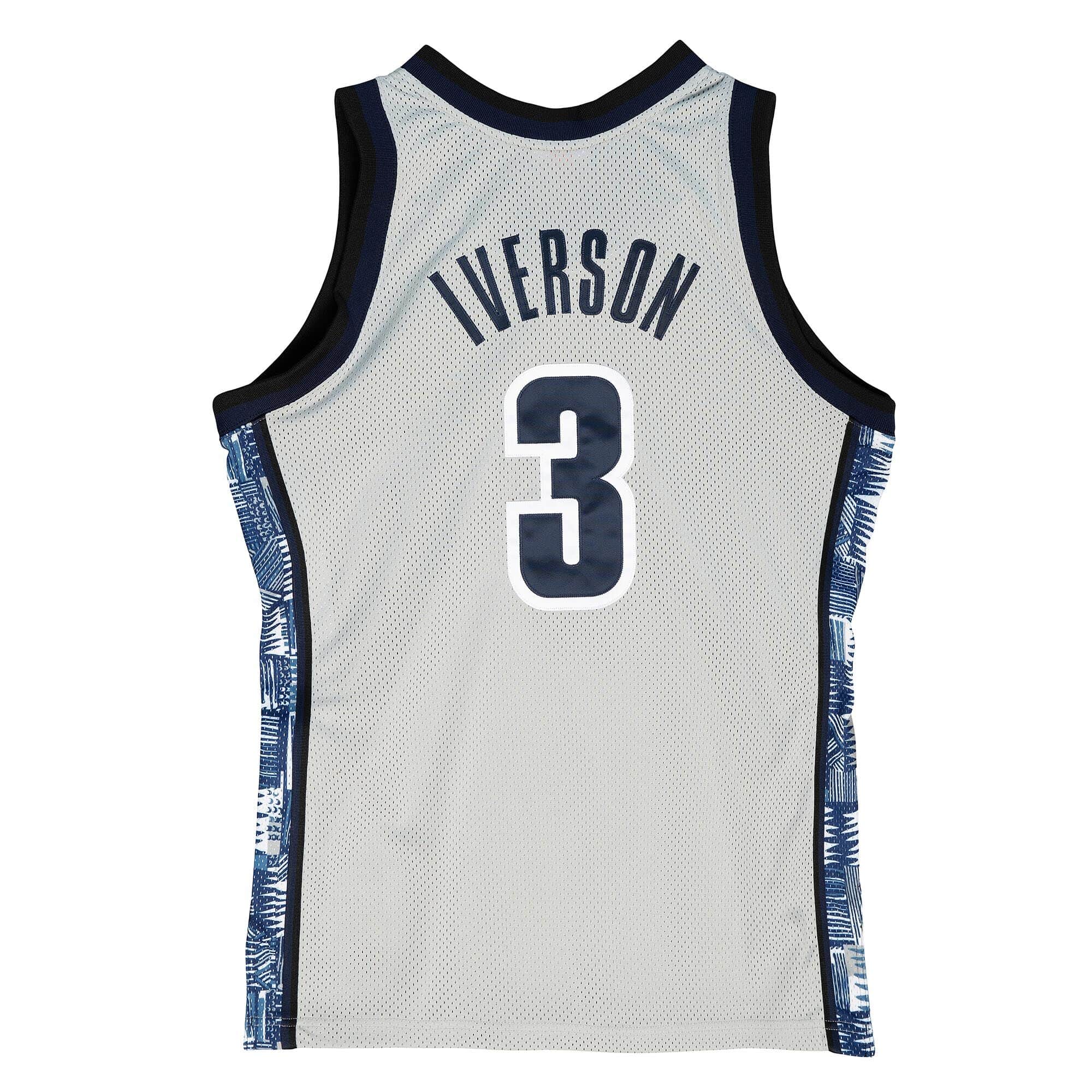 Authentic Allen Iverson Georgetown University 1995 Jersey