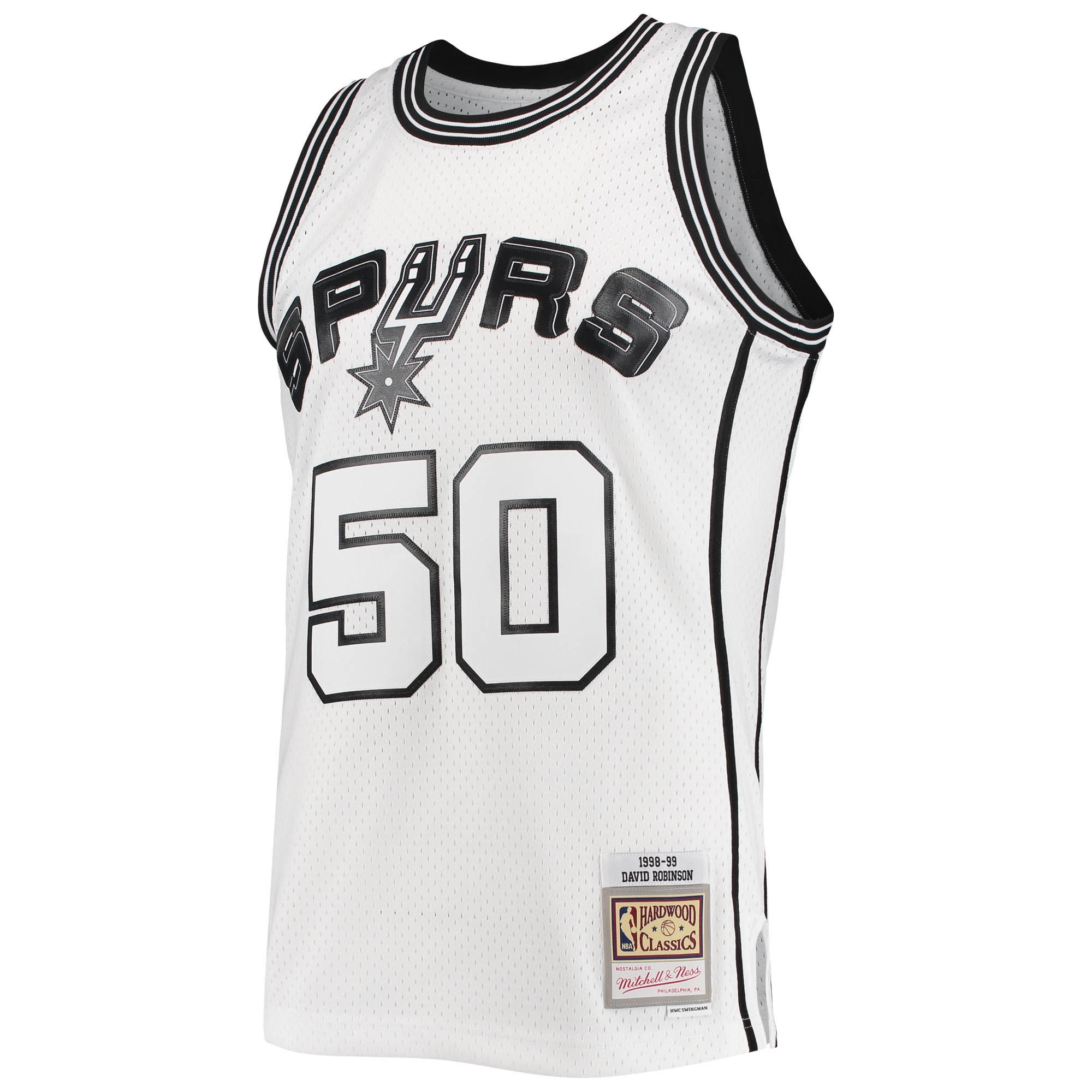 David Robinson San Antonio Spurs Mitchell & Ness White Out Swingman Jersey