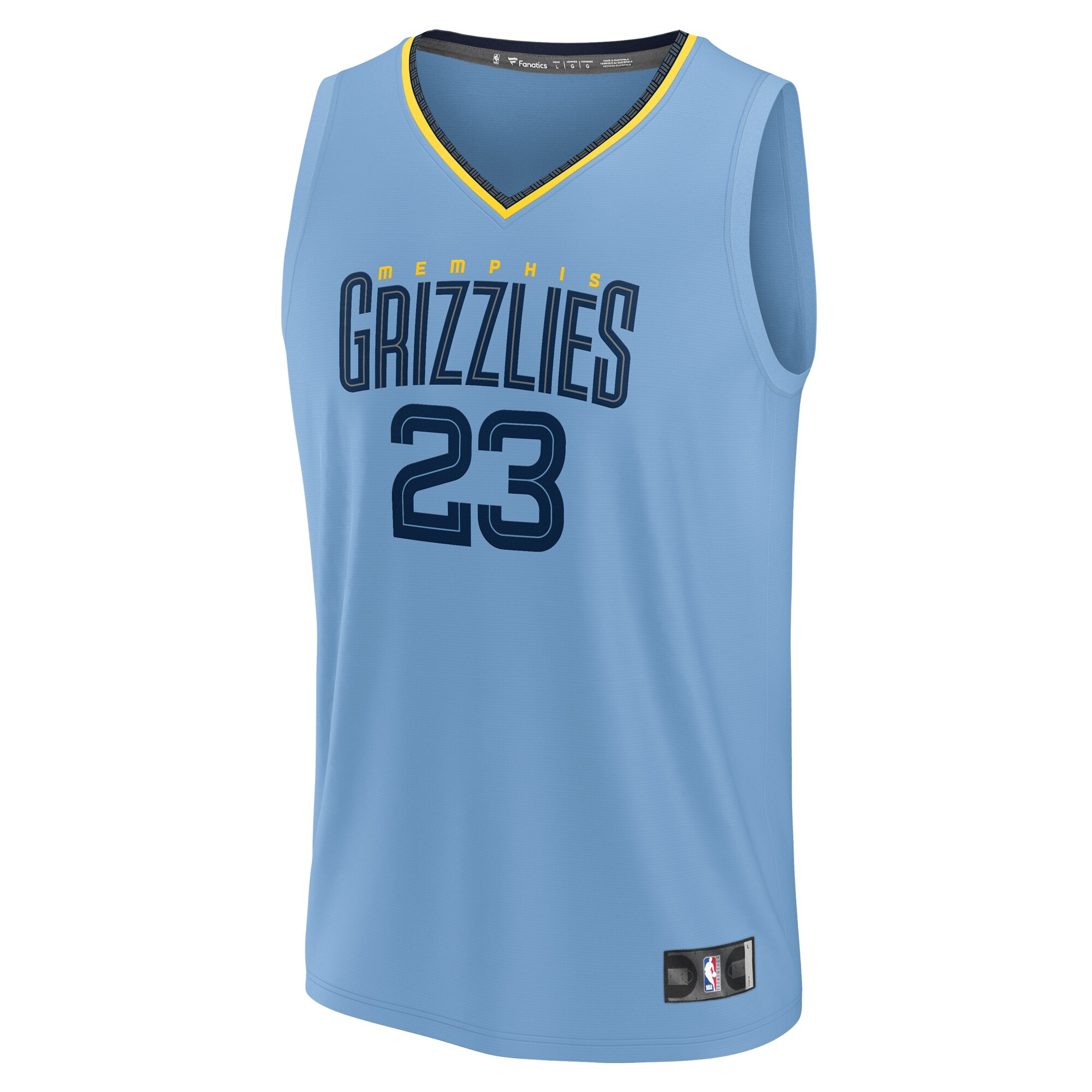 Derrick Rose Memphis Grizzlies Fanatics Branded Men's Fast Break Player Jersey - Statement Edition - Light Blue