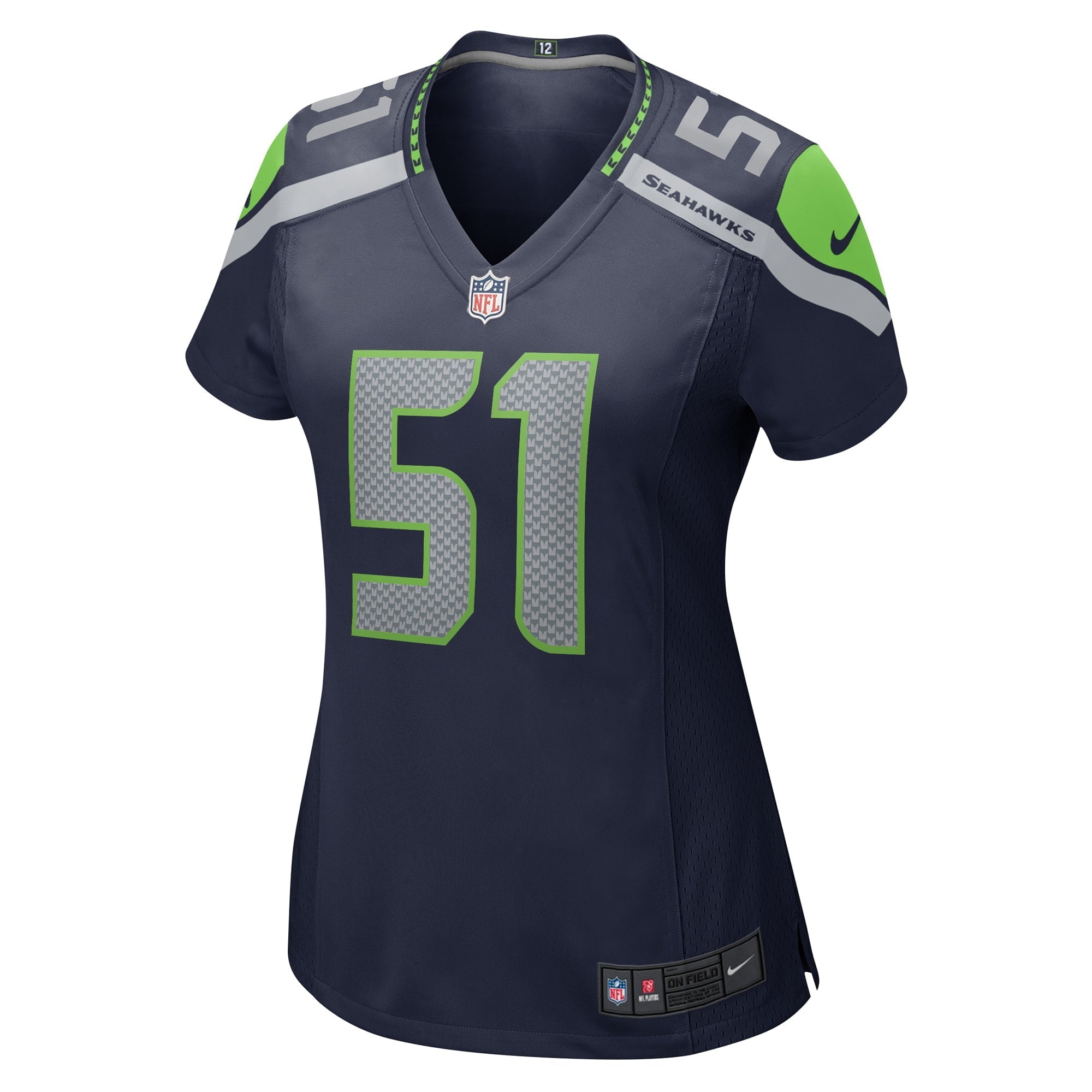 Women's Nike Bruce Irvin College Navy Seattle Seahawks Game Jersey
