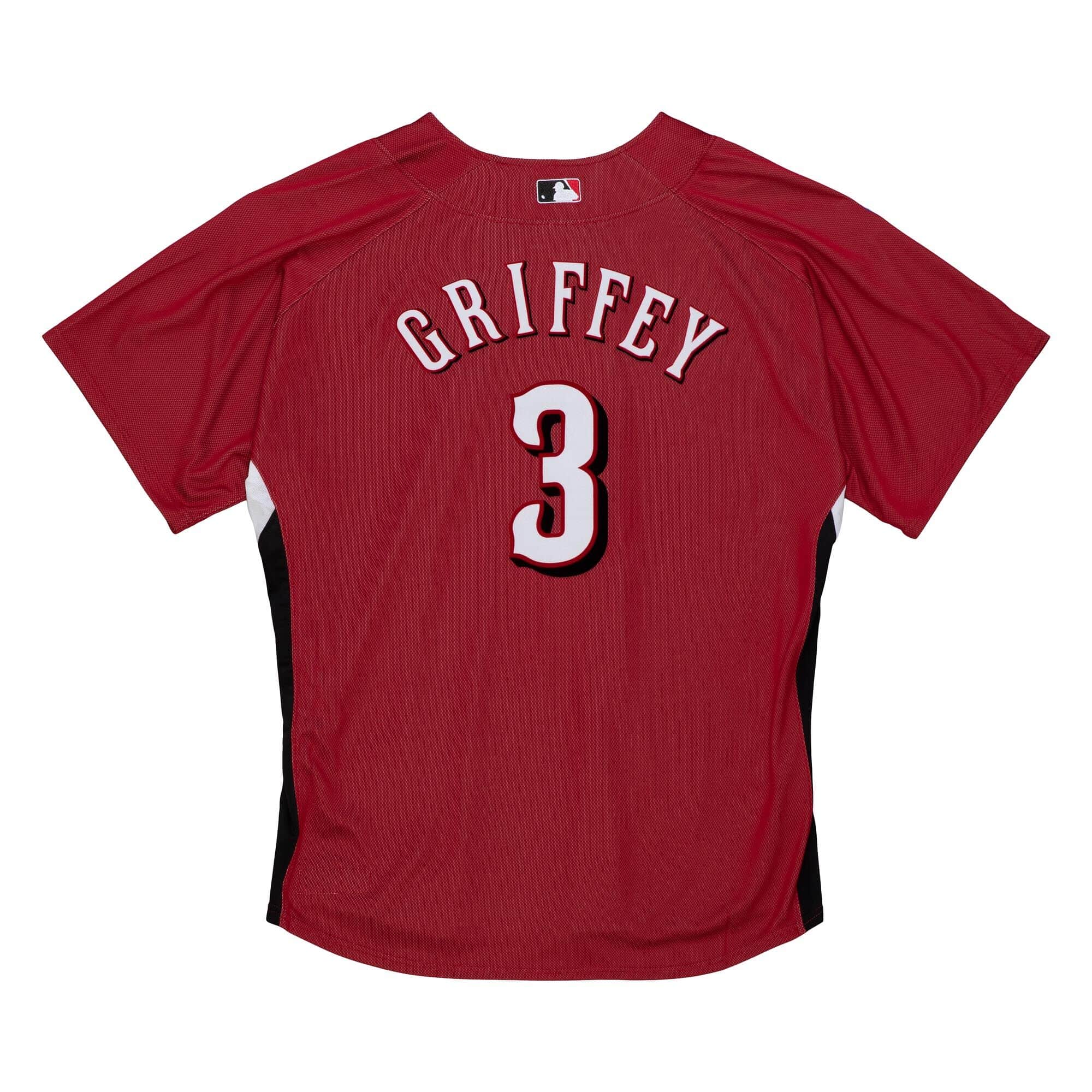 Authentic Ken Griffey Jr Cincinnati Reds 2007 BP Jersey