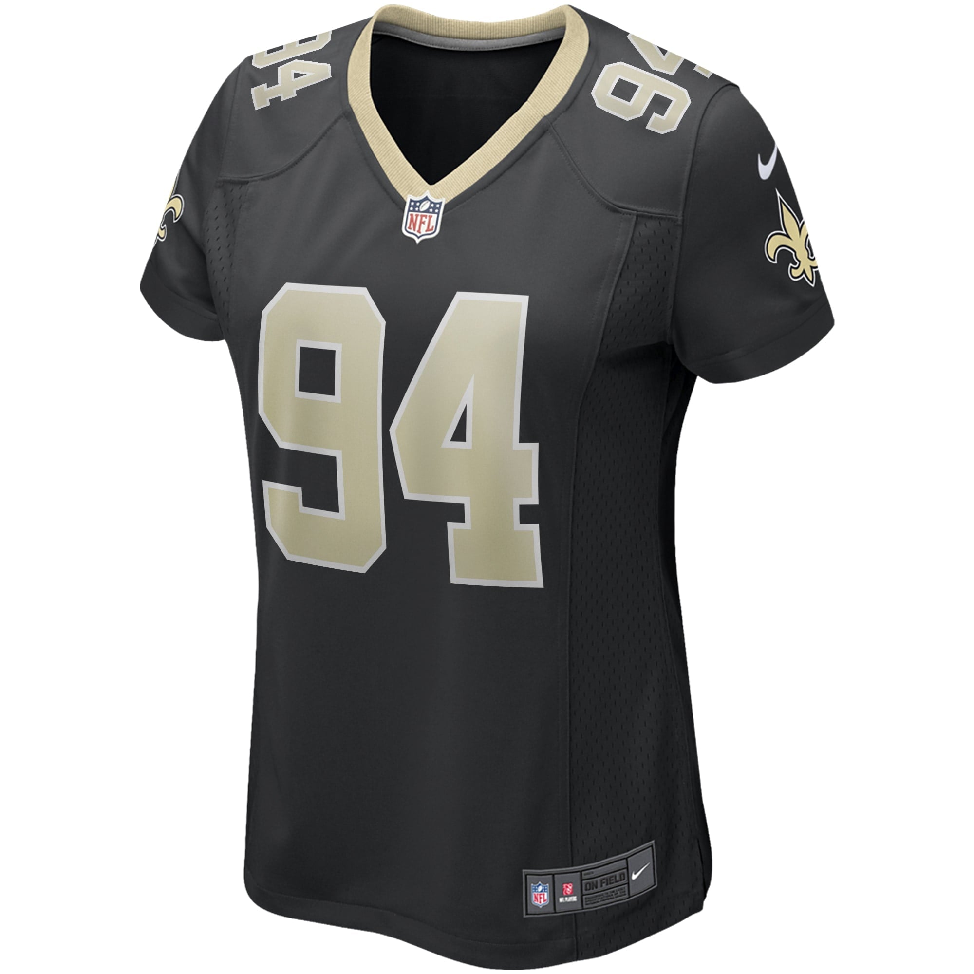 Women's Nike Cameron Jordans Black New Orleans Saints Game Jersey