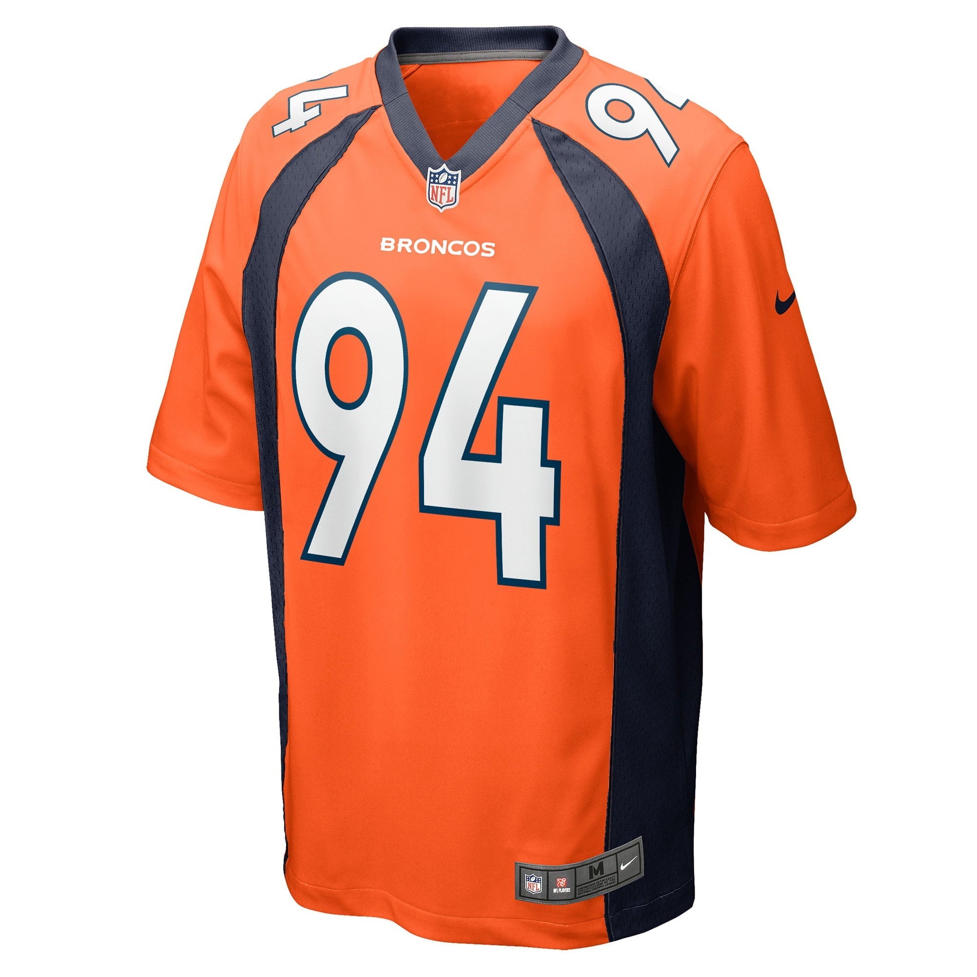 Men's Nike Aaron Patrick Orange Denver Broncos Game Player Jersey