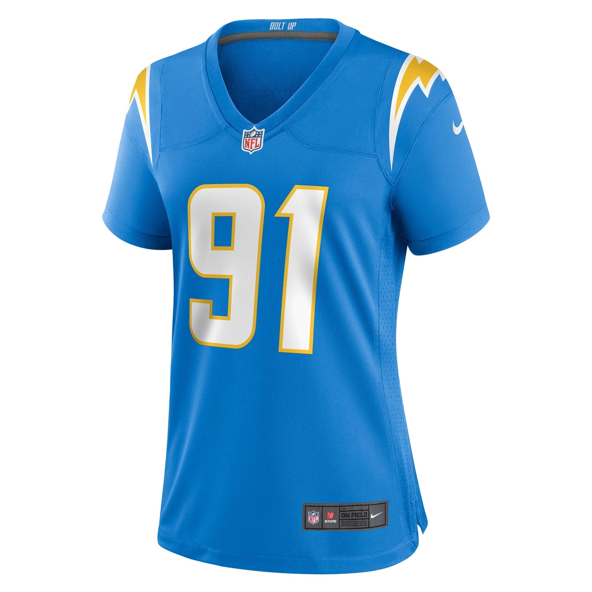 Women's Nike Forrest Merrill Powder Blue Los Angeles Chargers Player Game Jersey