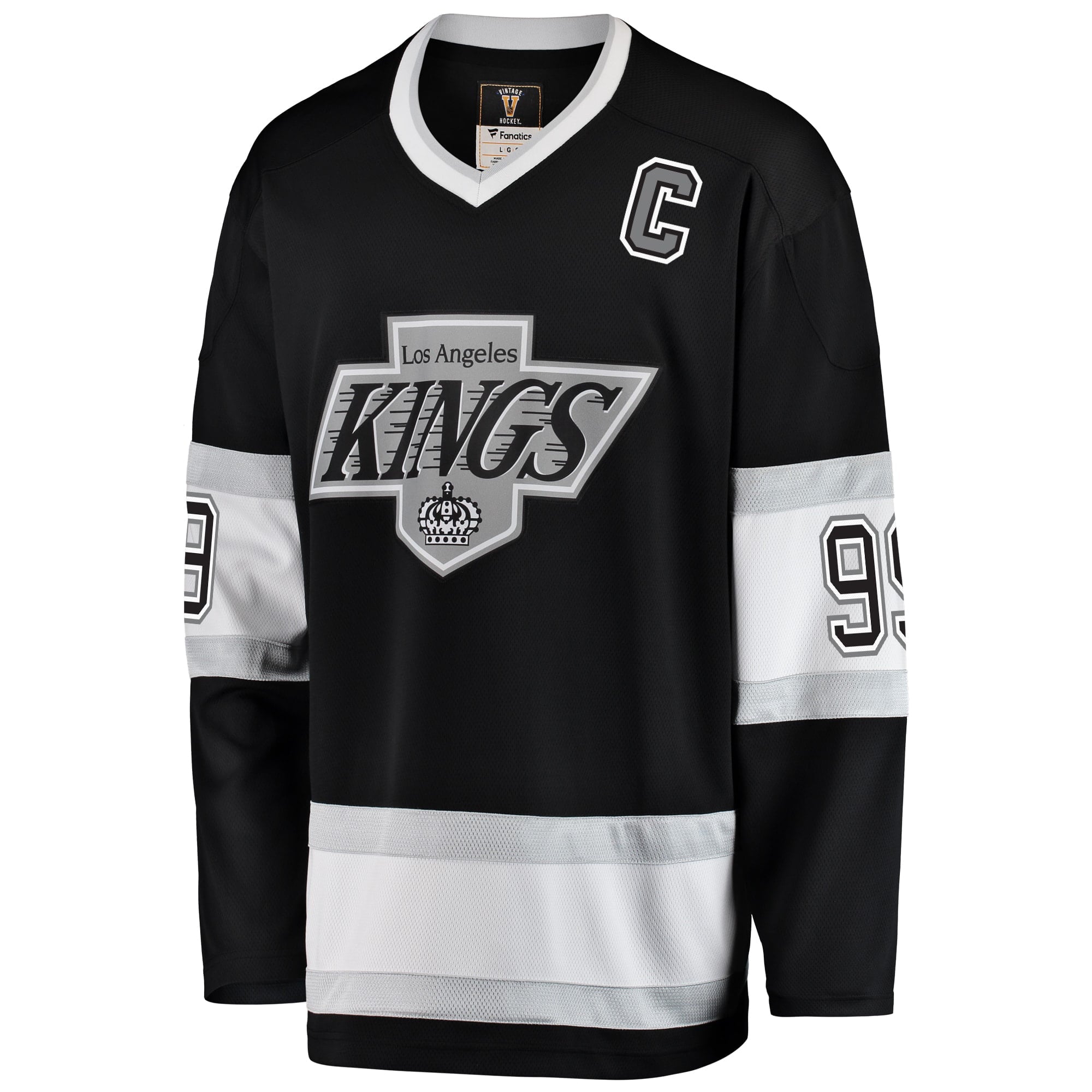 Men's Fanatics Branded Wayne Gretzky Black Los Angeles Kings Premier Breakaway Retired Player Jersey