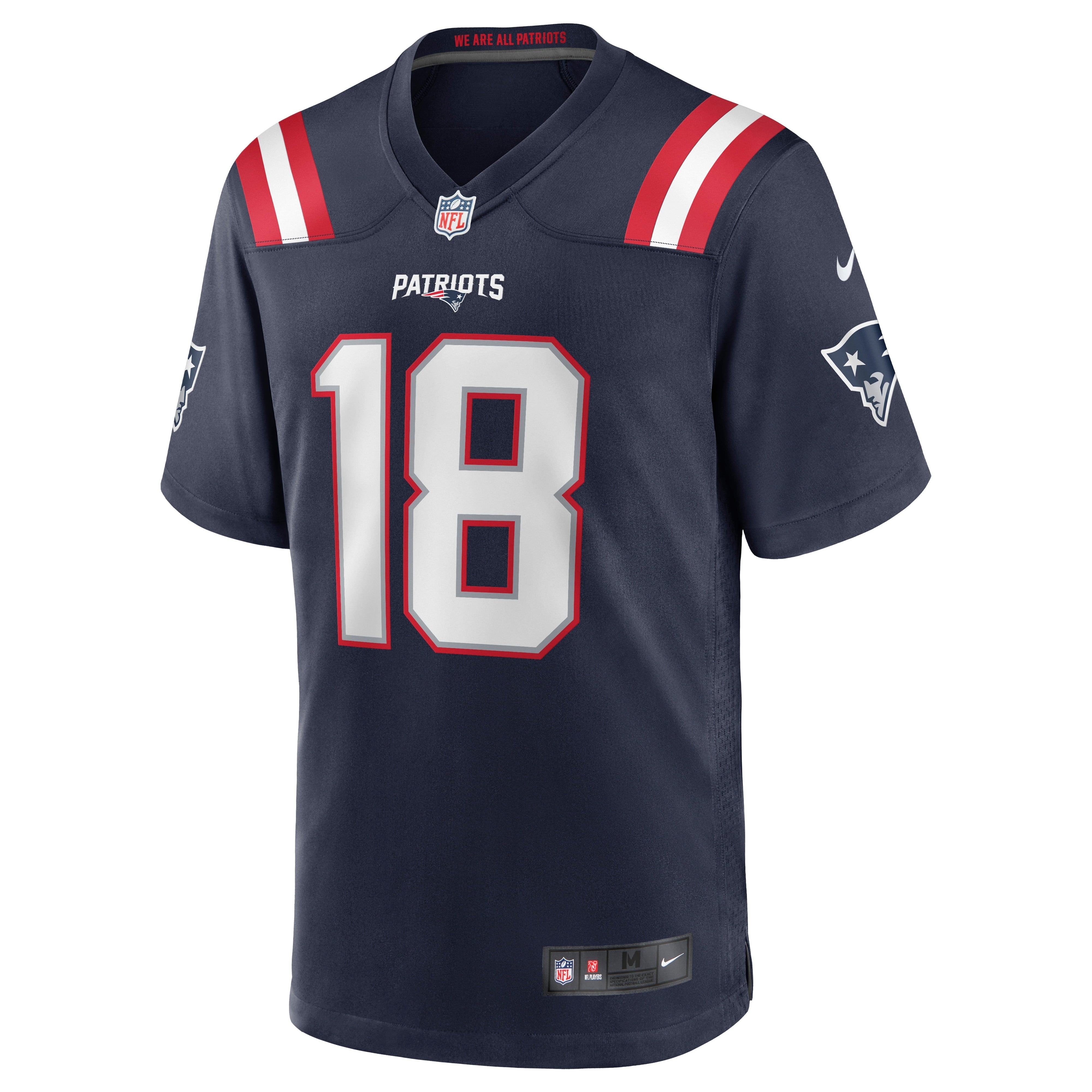 Men's Nike Matthew Slater Navy New England Patriots Game Jersey