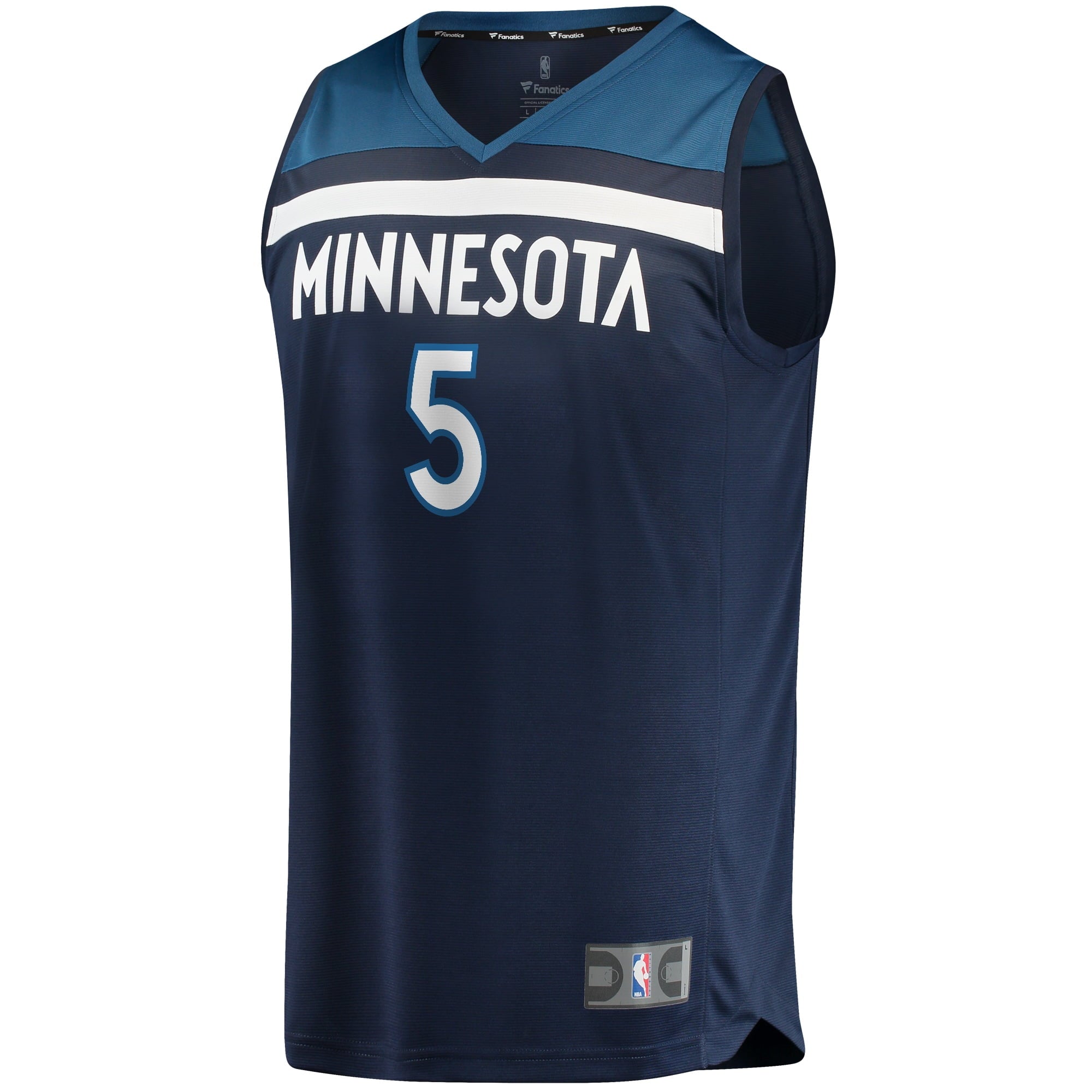 Men's Fanatics Branded Kyle Anderson Navy Minnesota Timberwolves Fast Break Replica Jersey - Icon Edition