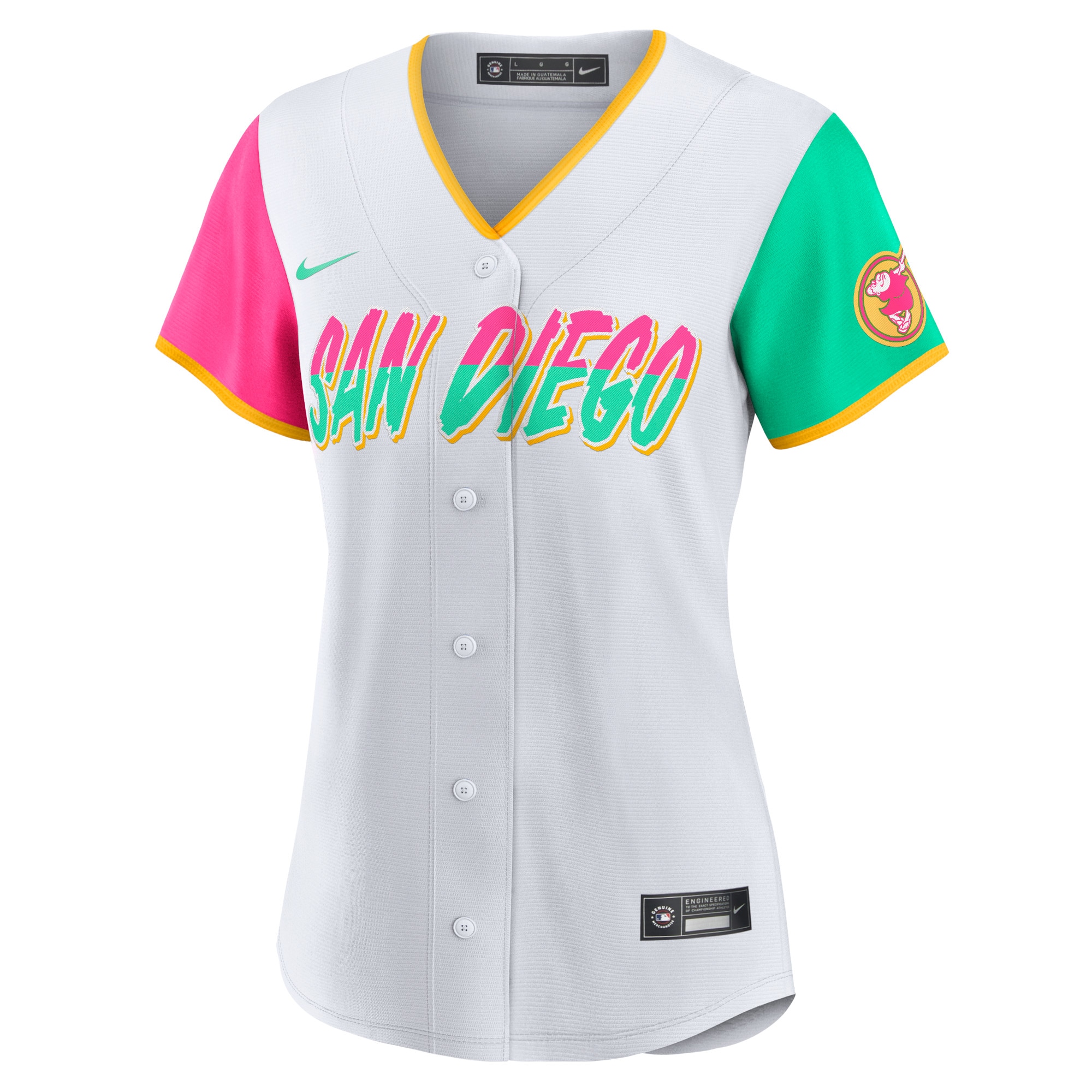 San Diego Padres Nike Women's 2022 City Connect Replica Team Jersey - White
