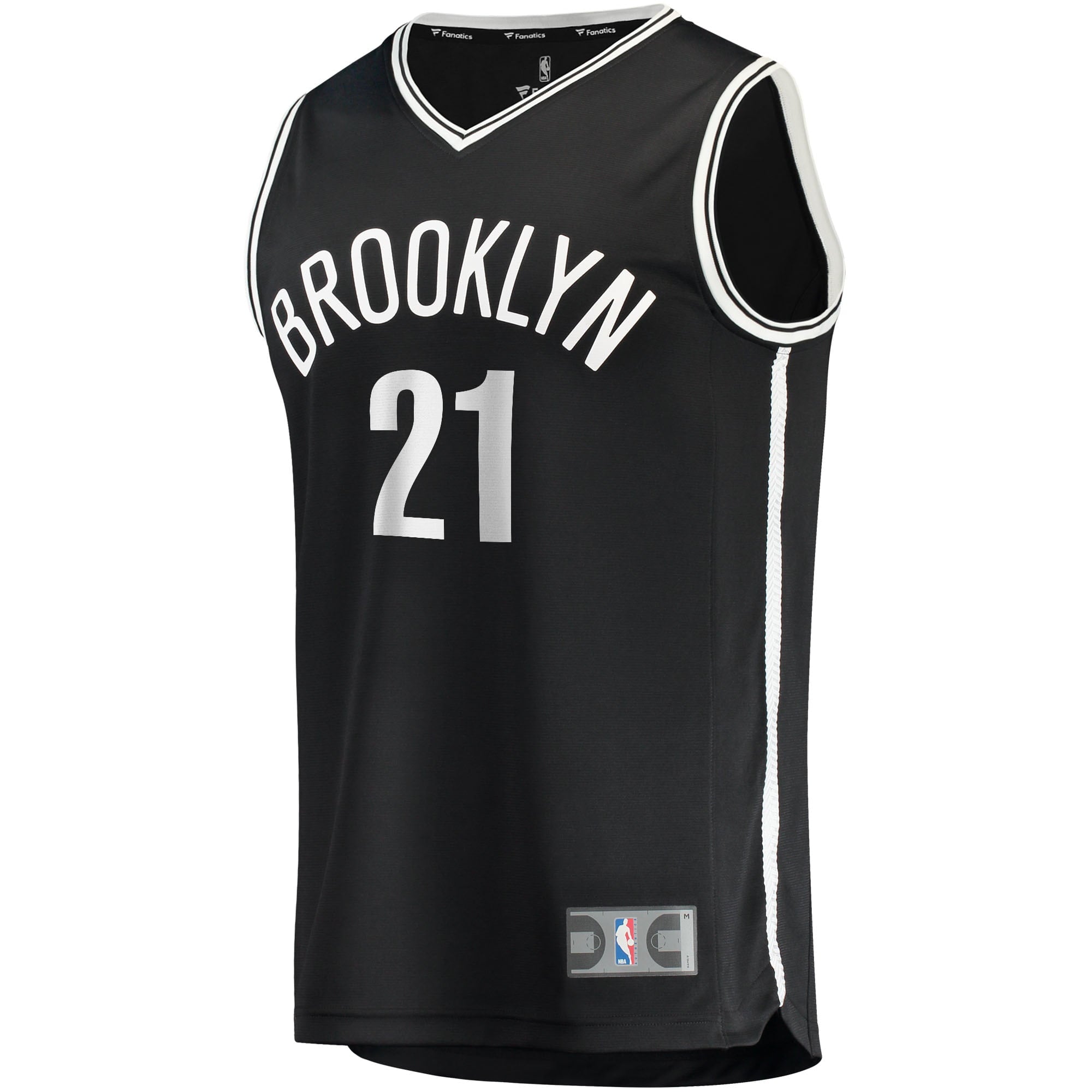 Youth Fanatics Branded LaMarcus Aldridge Black Brooklyn Nets 2021/22 Fast Break Replica Jersey - Icon Edition