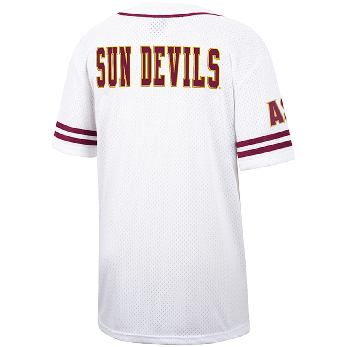 Men's  Colosseum Arizona State Free Spirited Baseball Jersey - White