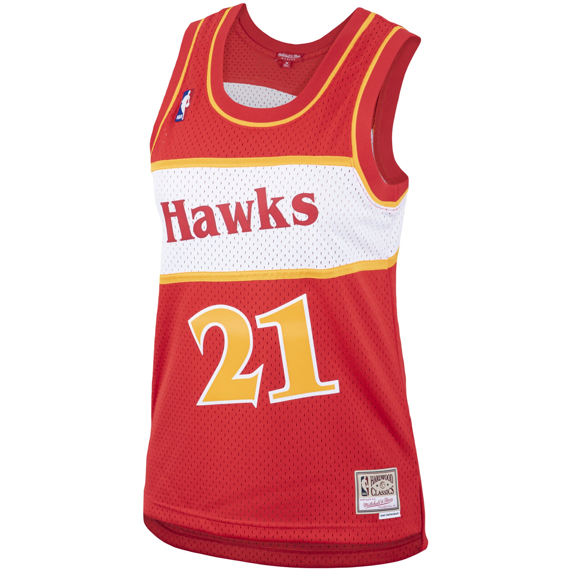 Dominique Wilkins Atlanta Hawks Mitchell & Ness Women's Hardwood Classics Swingman Jersey - Red