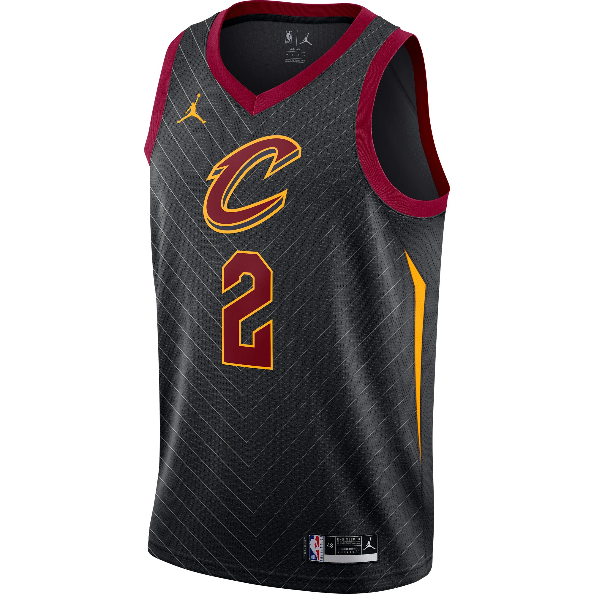 Collin Sexton Cleveland Cavaliers Jordans Brand 2020/21 Swingman Jersey - Statement Edition - Black