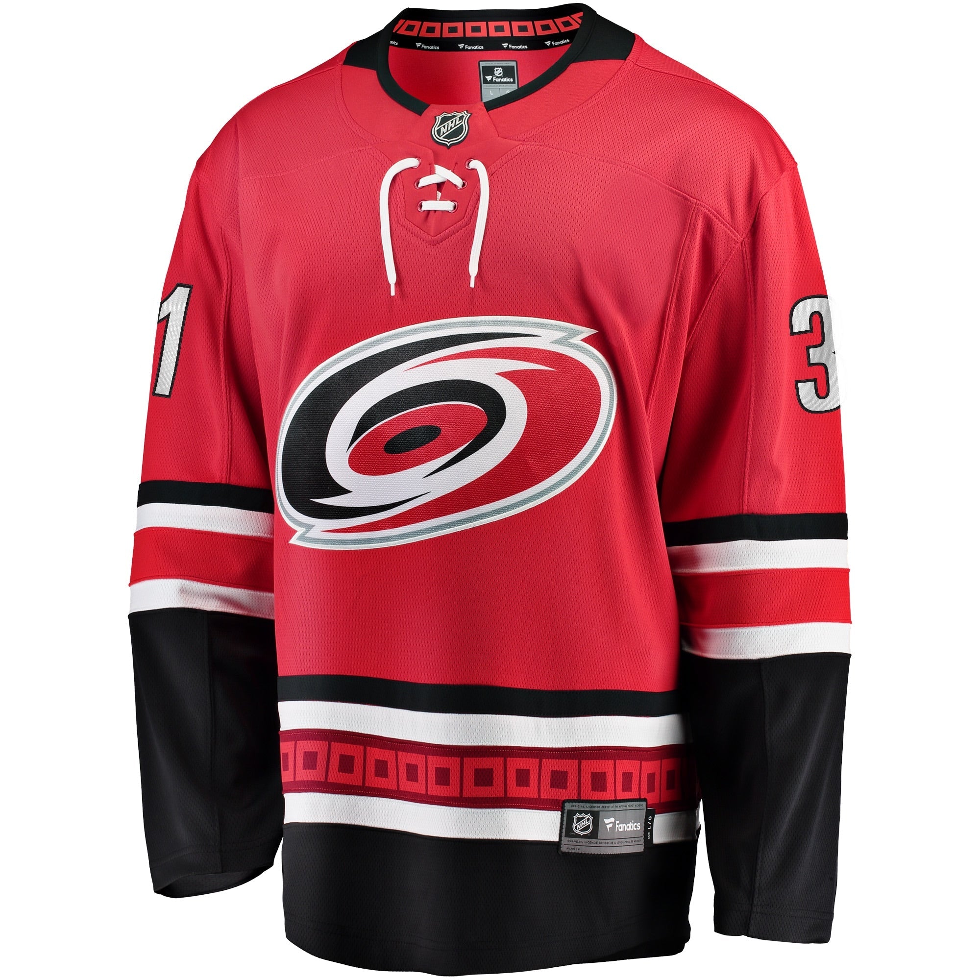 Men's Fanatics Branded Frederik Andersen Red Carolina Hurricanes Home Breakaway Player Jersey