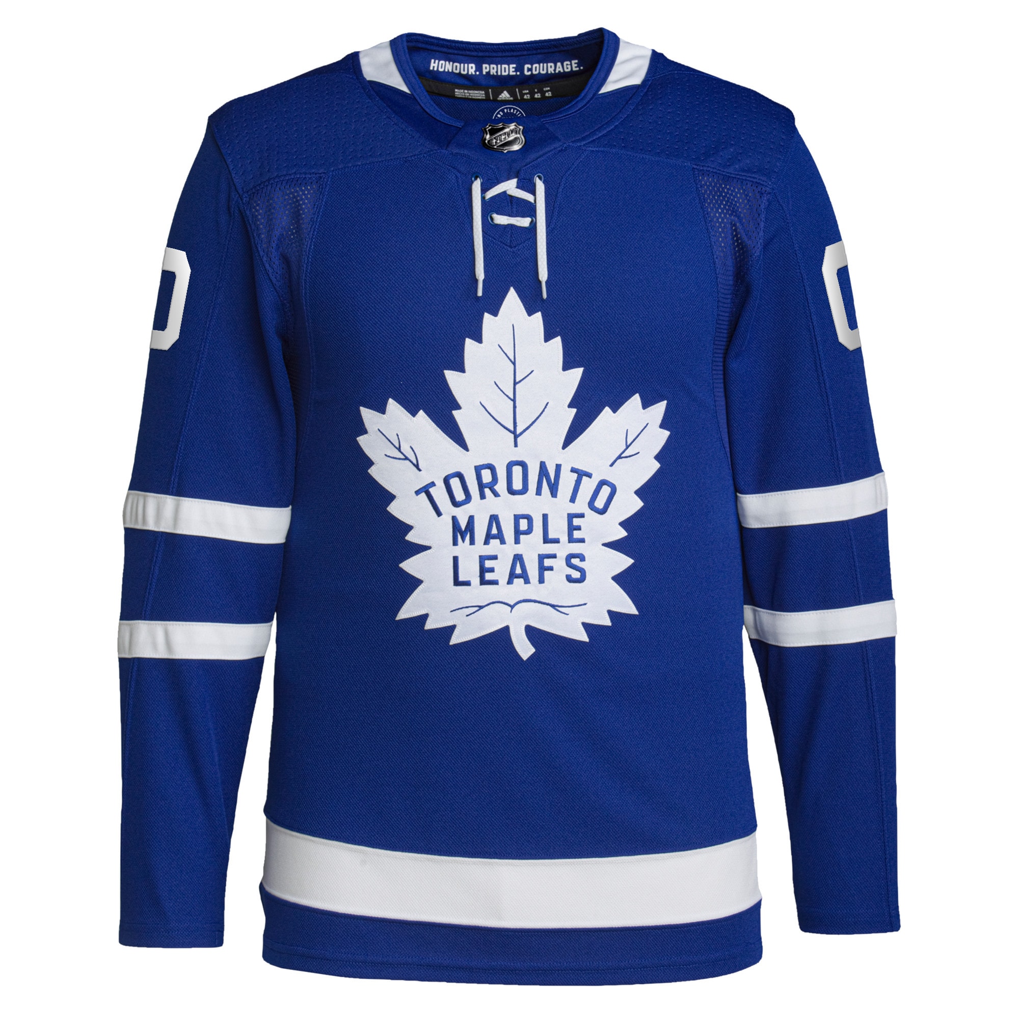 Toronto Maple Leafs adidas Home Primegreen Authentic Pro Custom Jersey - Royal