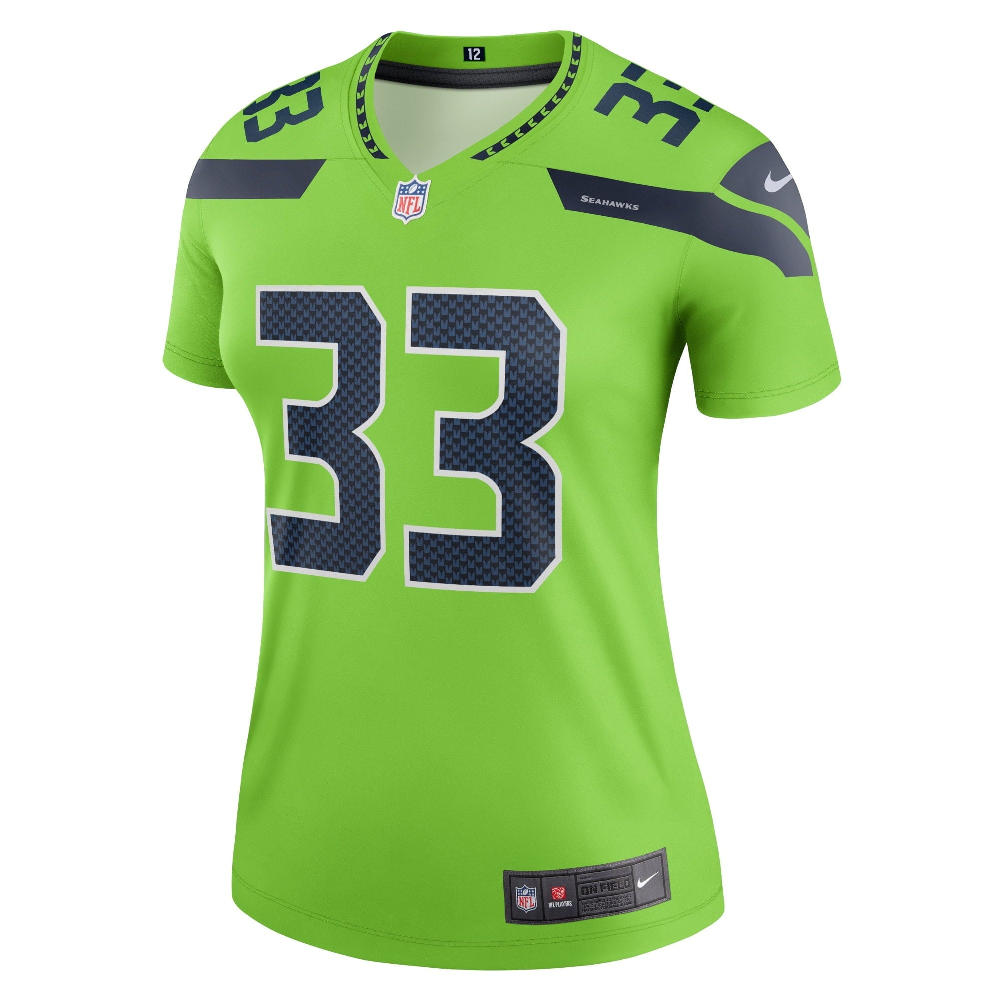 Women's Nike Jamal Adams Neon Green Seattle Seahawks Legend Jersey