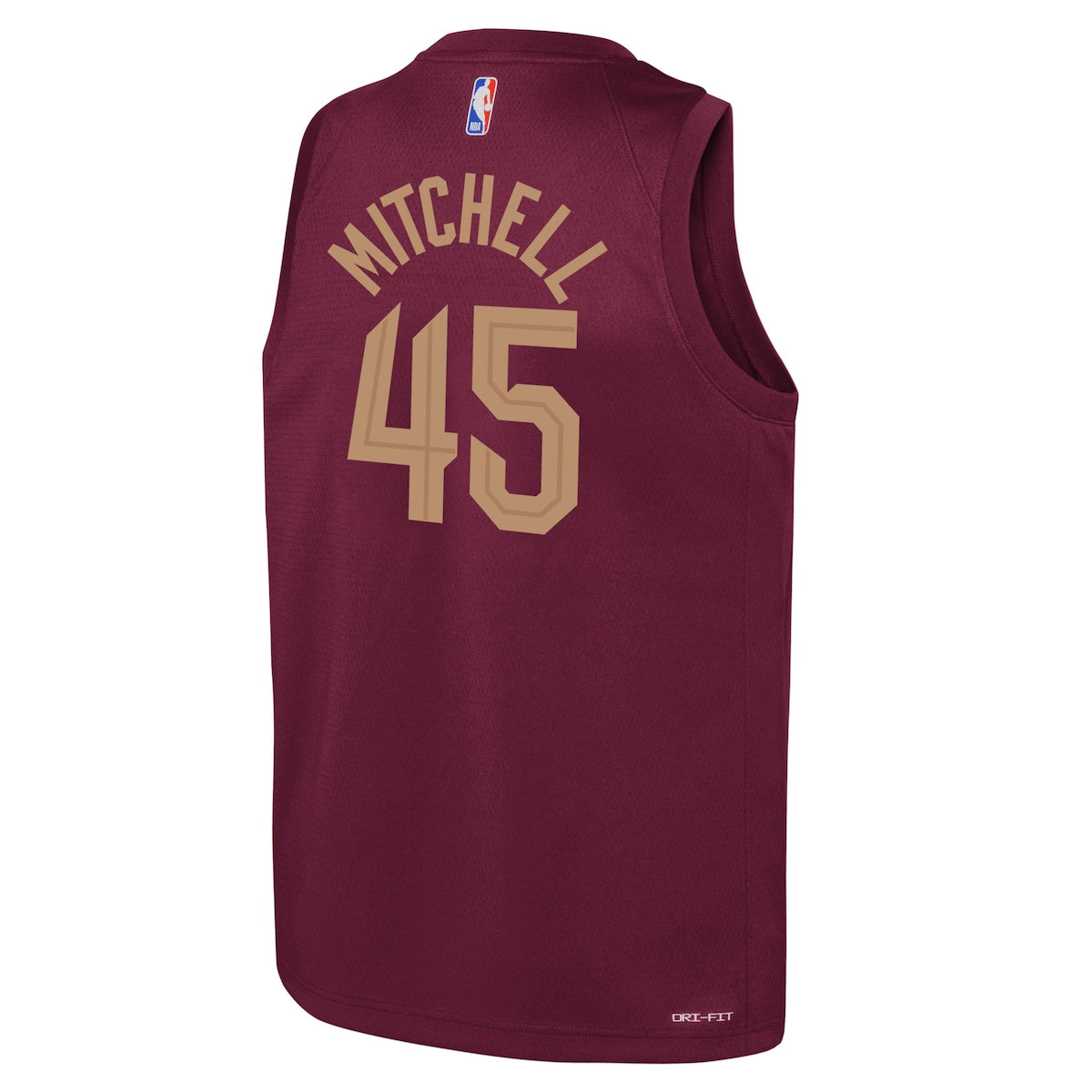 Boys' Grade School Donovan Mitchell Nike Cavaliers 2022/23 Swingman Jersey Icon Edition - Maroon