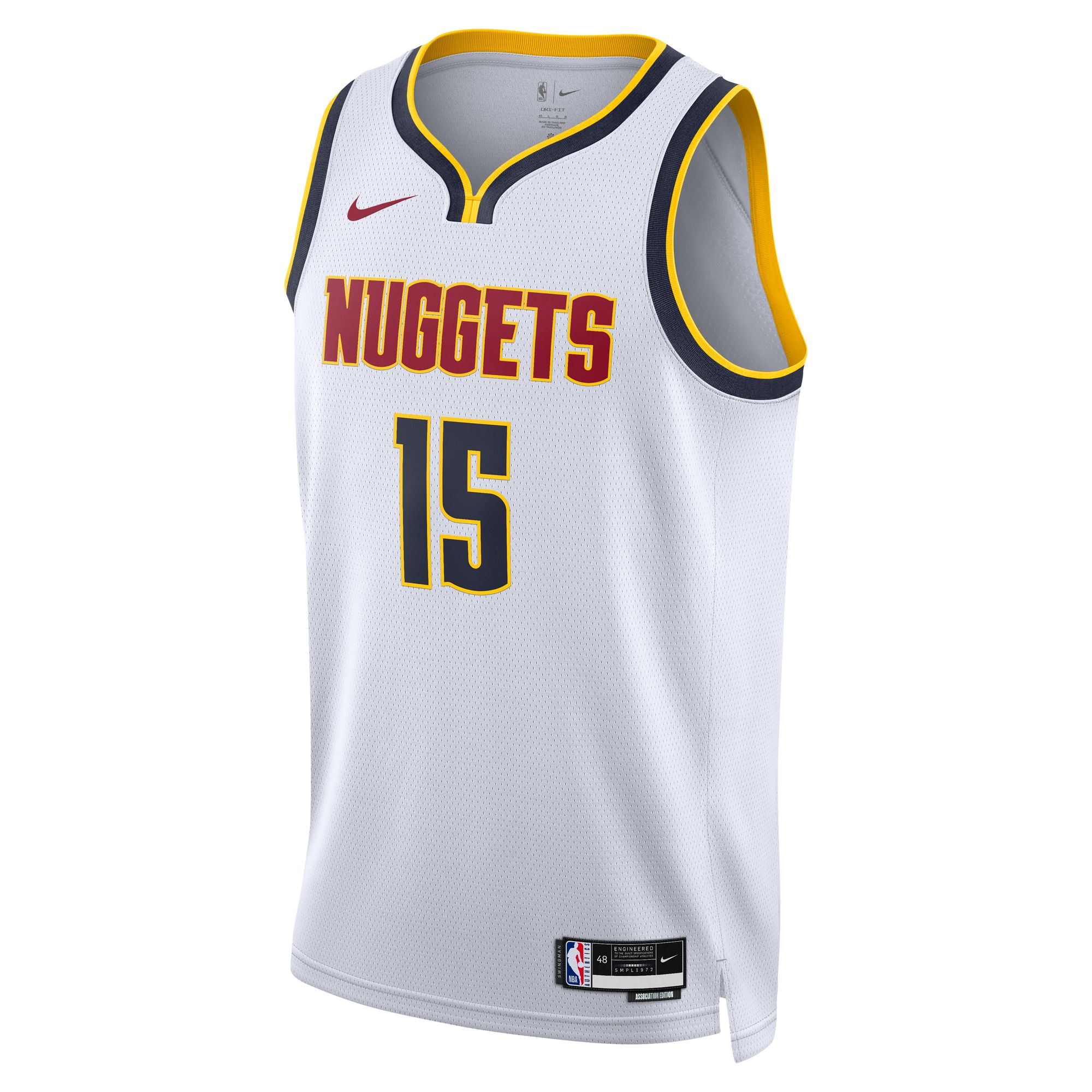 Nikola Jokic Denver Nuggets Nike Unisex Swingman Jersey - Association Edition - White