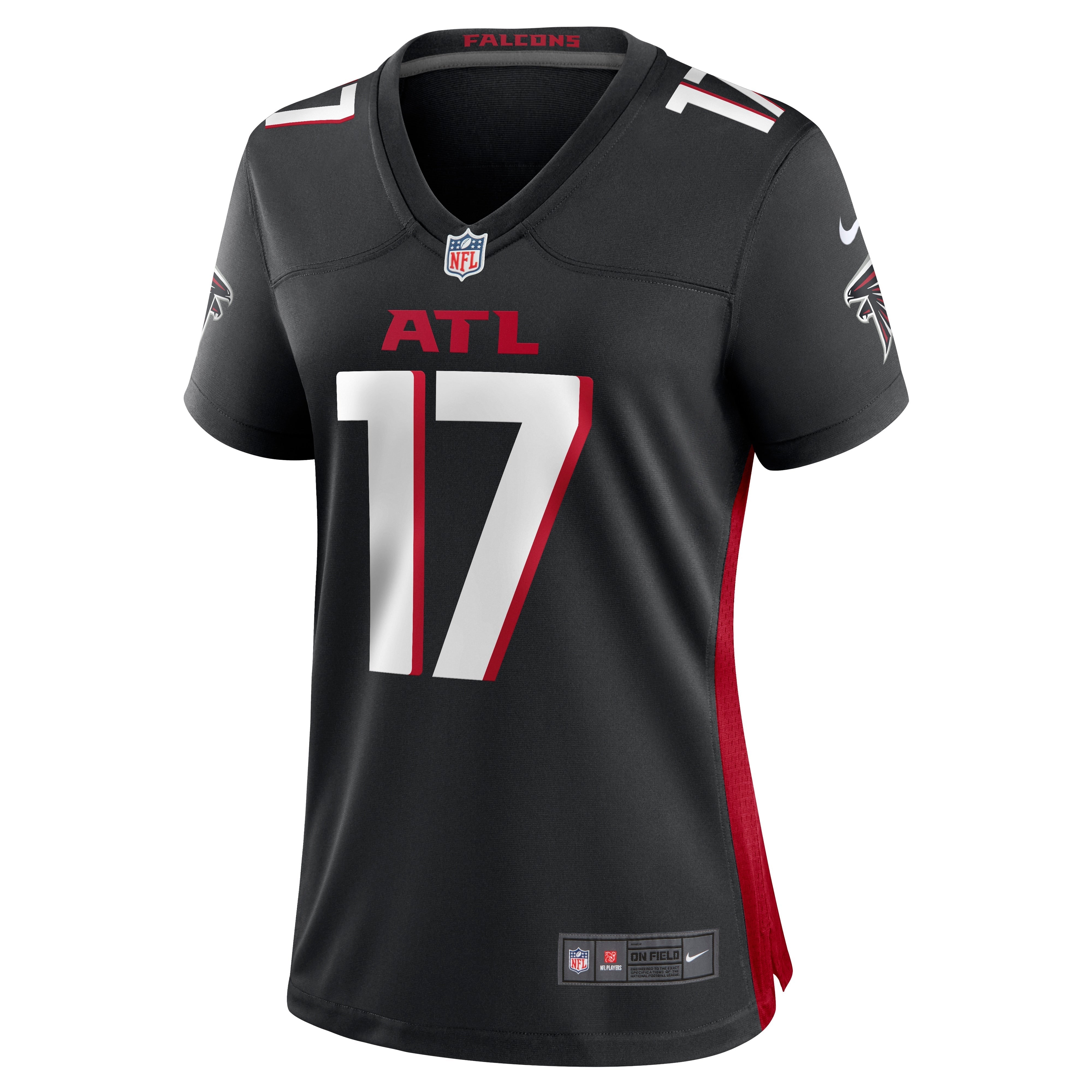 Women's Nike Olamide Zaccheaus Black Atlanta Falcons Game Jersey