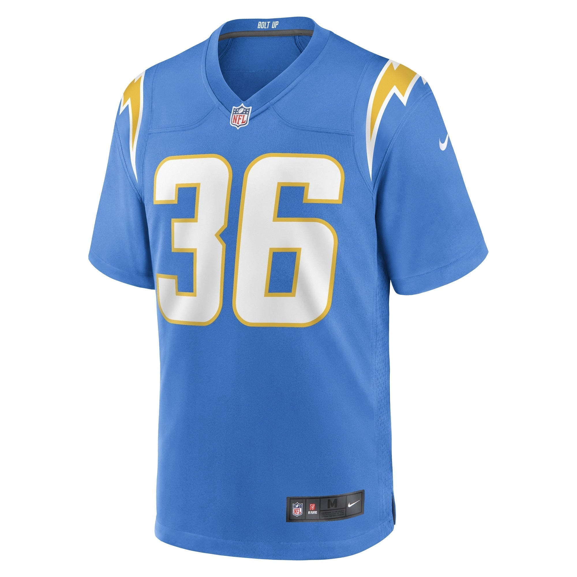 Men's Nike Ja'Sir Taylor Powder Blue Los Angeles Chargers Game Player Jersey