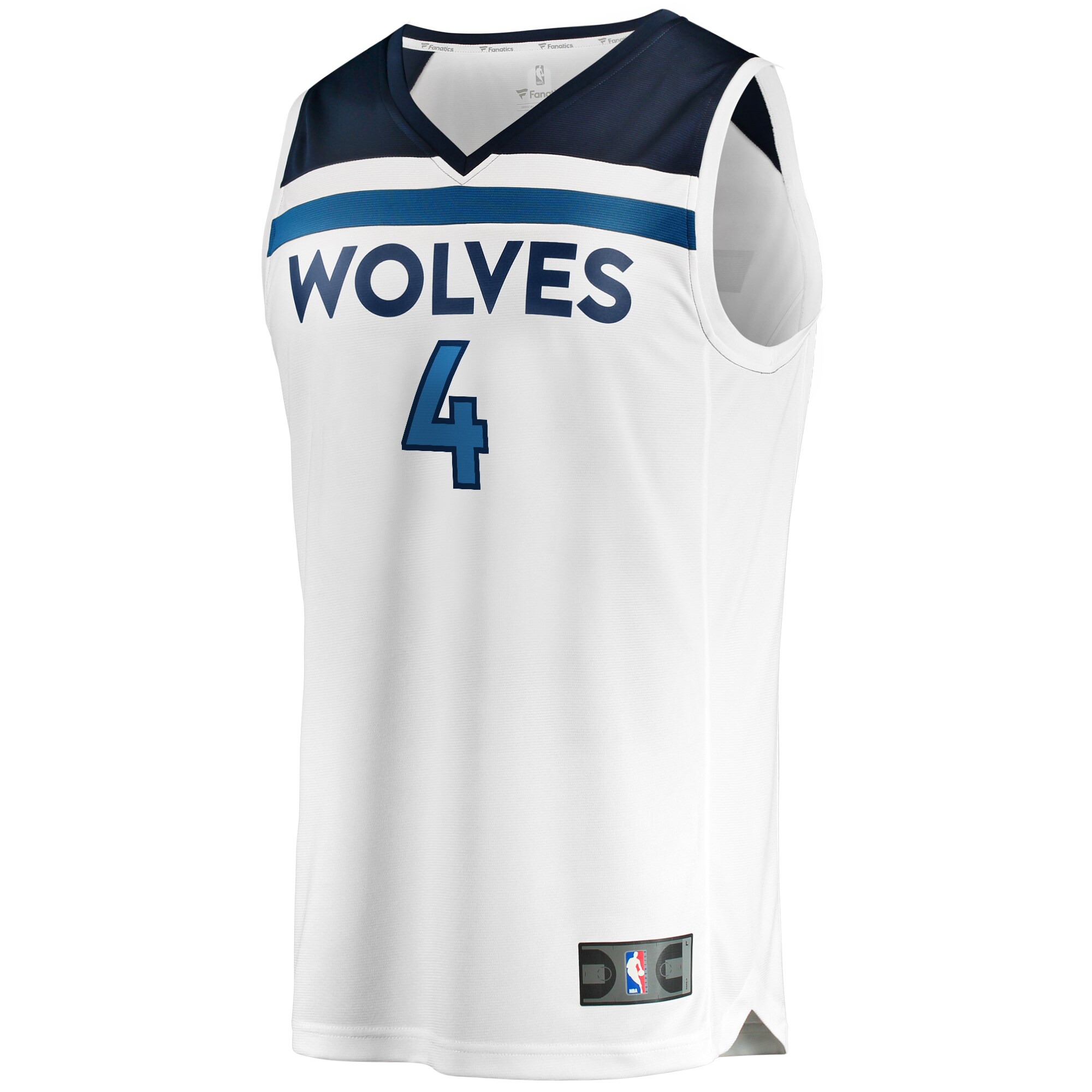 Jaylen Nowell Minnesota Timberwolves Fanatics Branded Fast Break Replica Jersey White - Association Edition