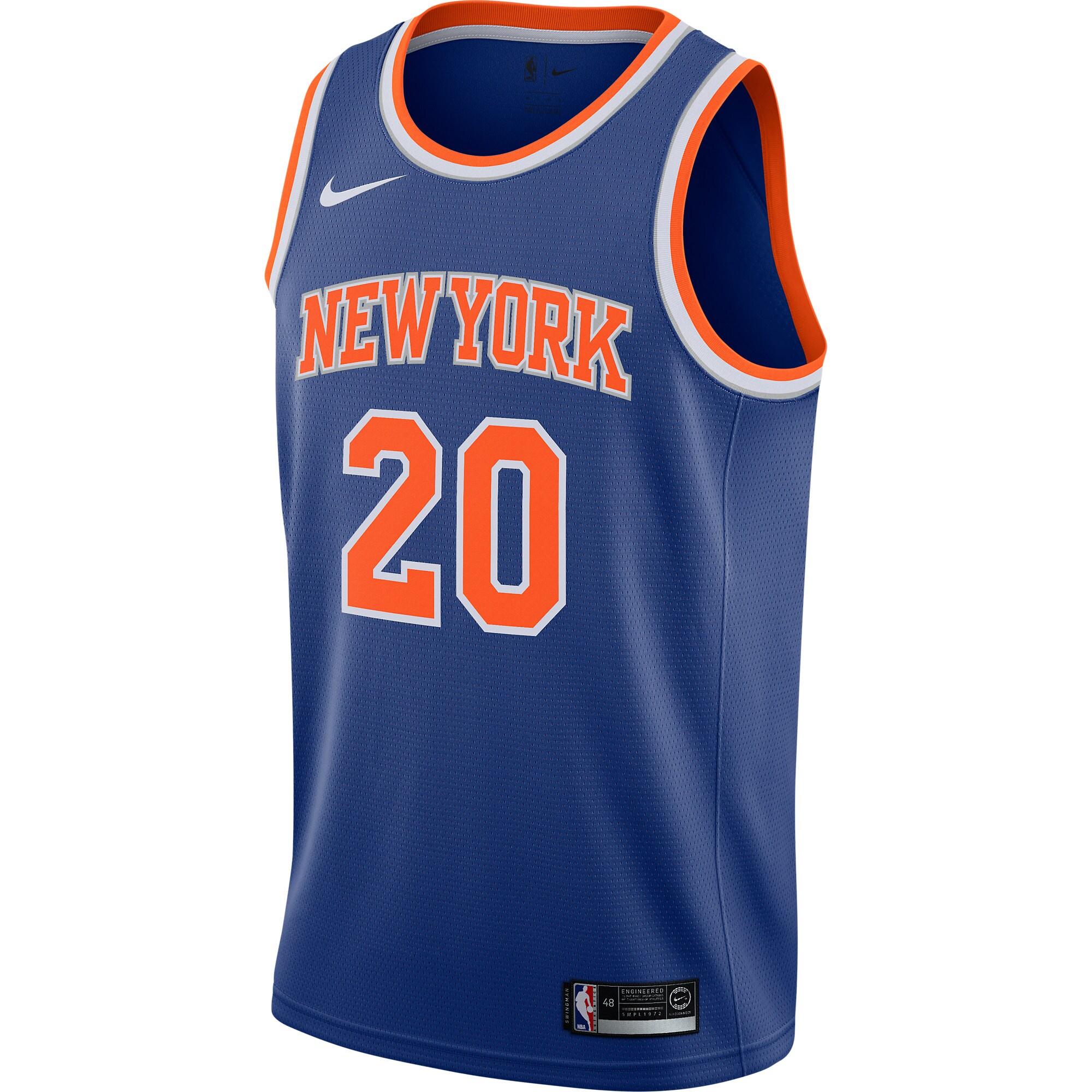 Kevin Knox New York Knicks Nike Swingman Jersey - Blue