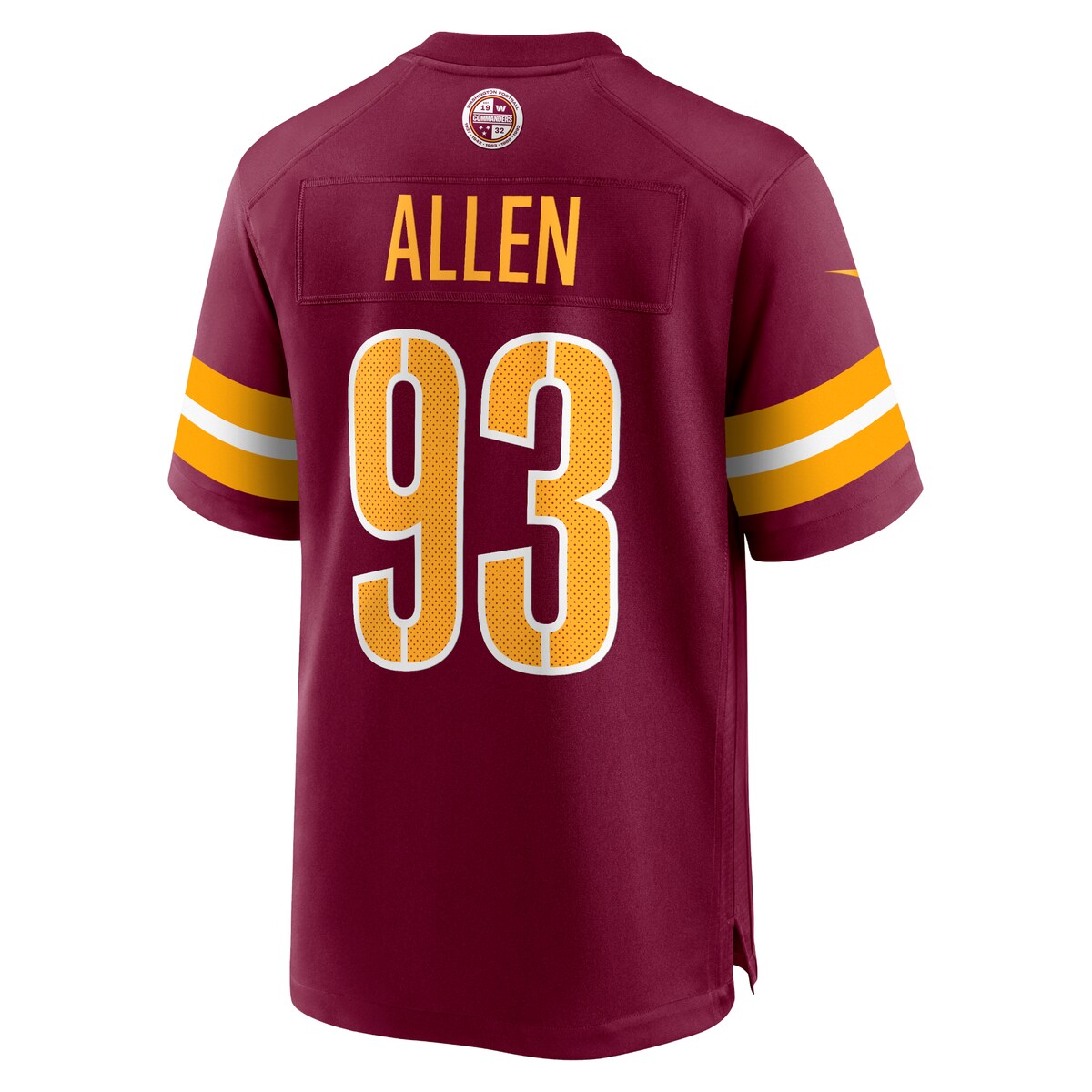 Boys' Grade School Jonathan Allen Nike Commanders Game Jersey - Maroon