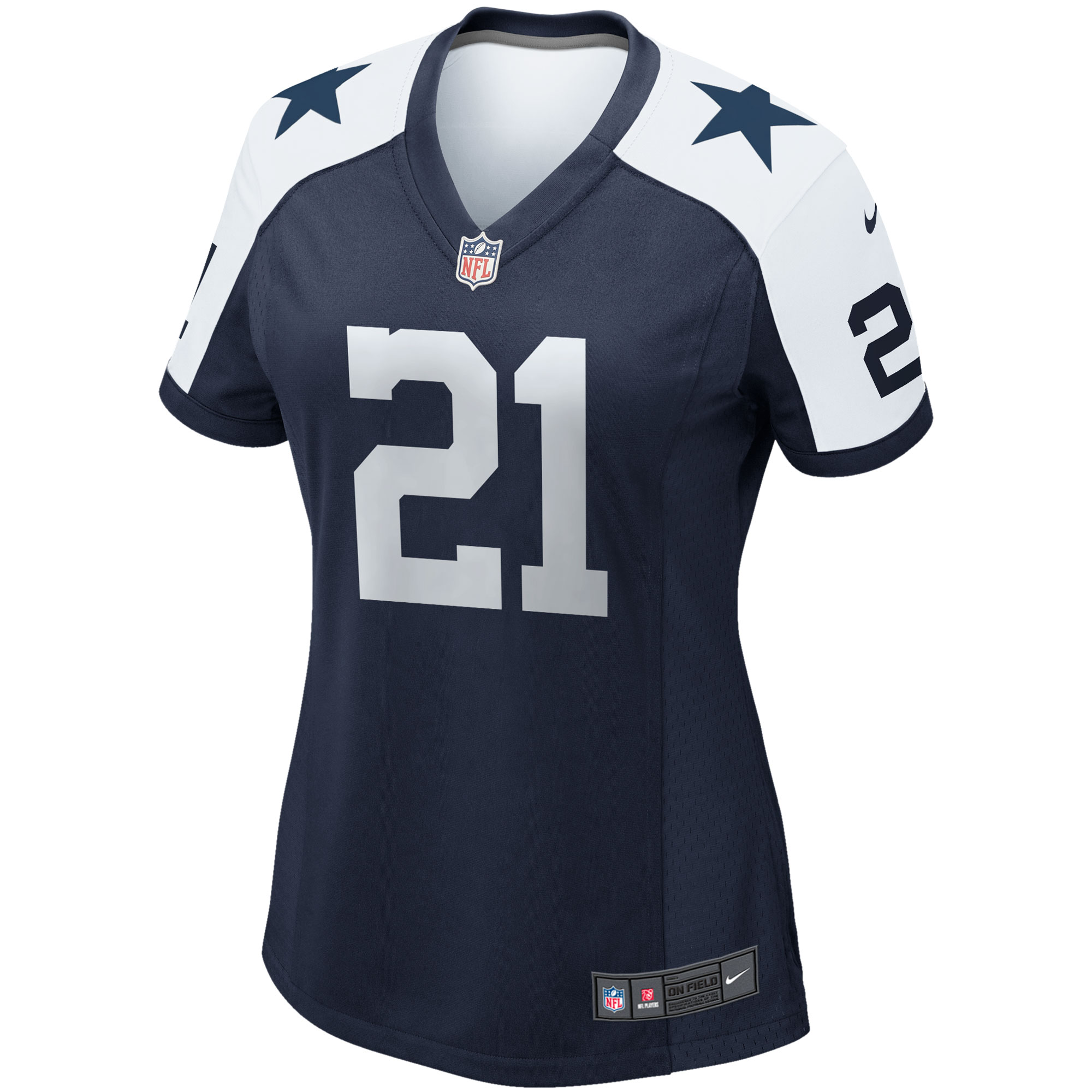 Ezekiel Elliott Dallas Cowboys Nike Women's Alternate Game Team Jersey - Navy