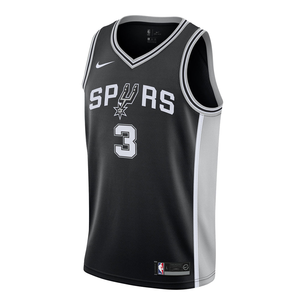 Youth San Antonio Spurs Keldon Johnson Icon Edition Jersey - Black