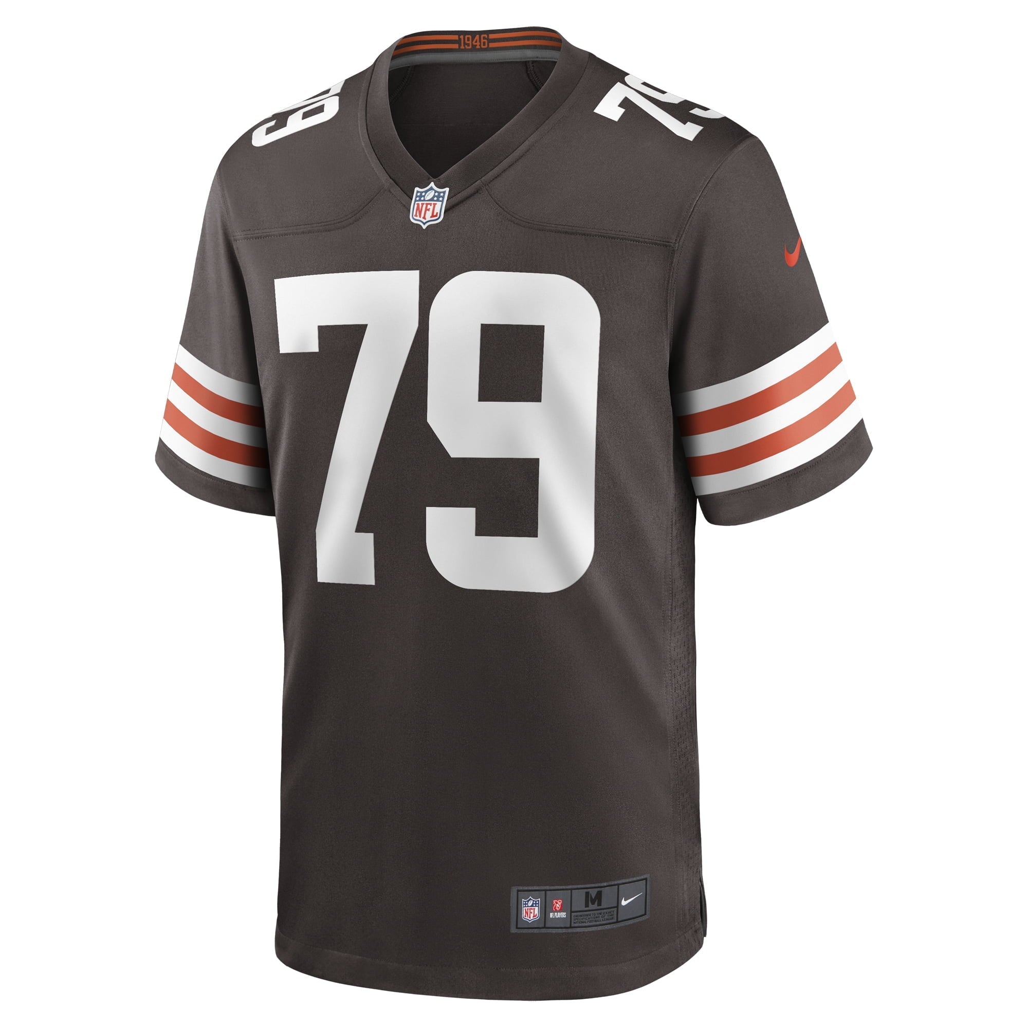 Men's Nike Tyrone Wheatley Brown Cleveland Browns Team Game Jersey