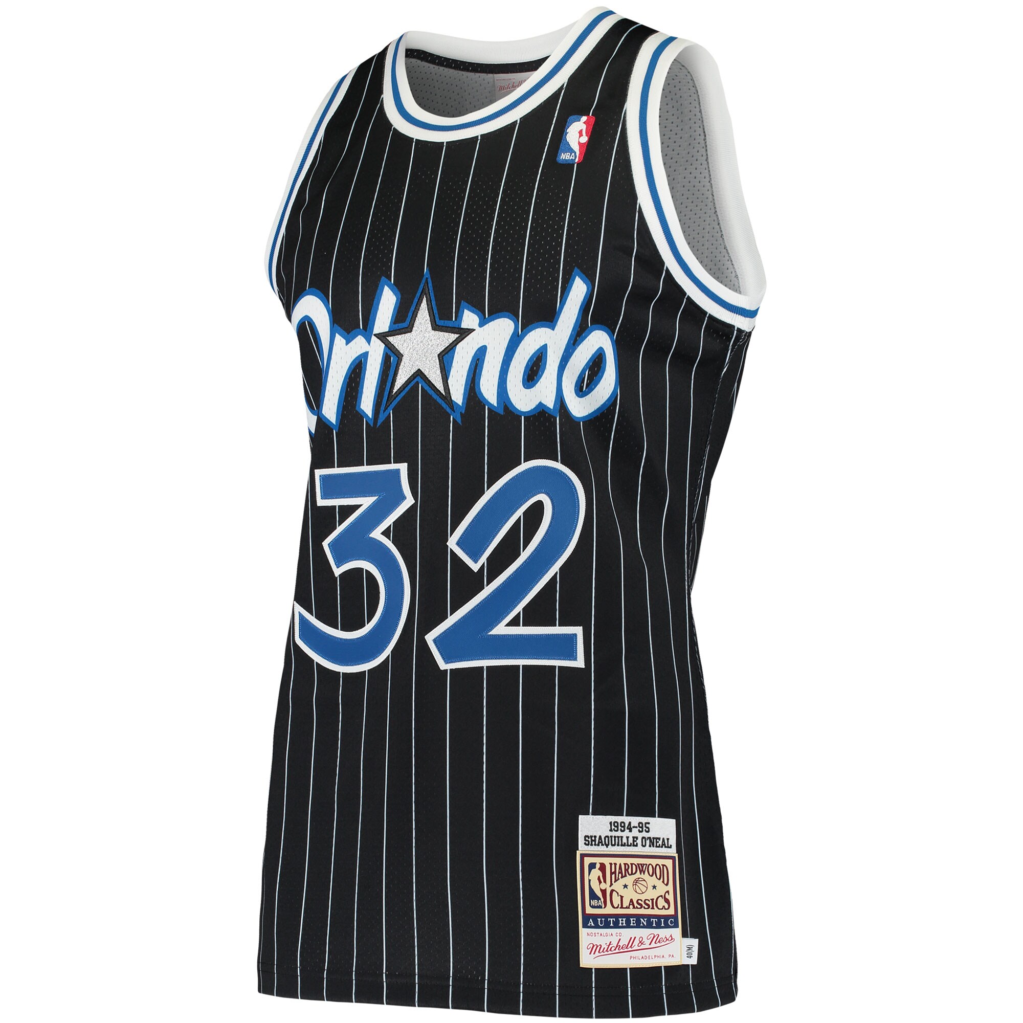 Shaquille O'Neal Orlando Magic Mitchell & Ness 1994 Hardwood Classics Authentic Jersey - Black