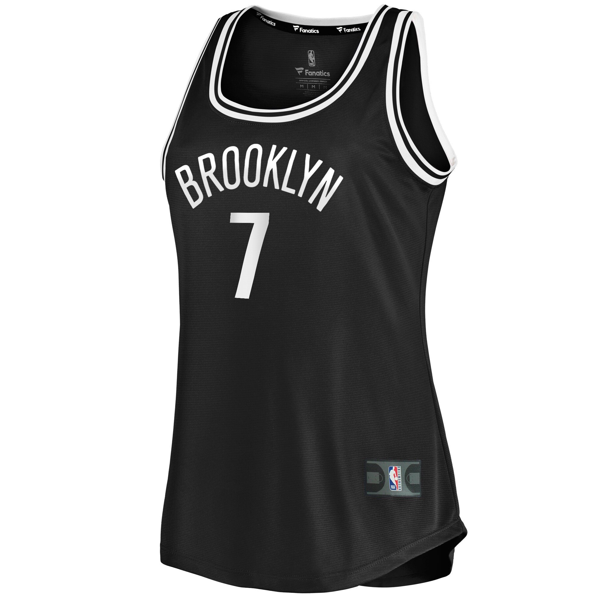 Kevin Durant Brooklyn Nets Fanatics Branded Women's Fast Break Tank Jersey Black - Icon Edition