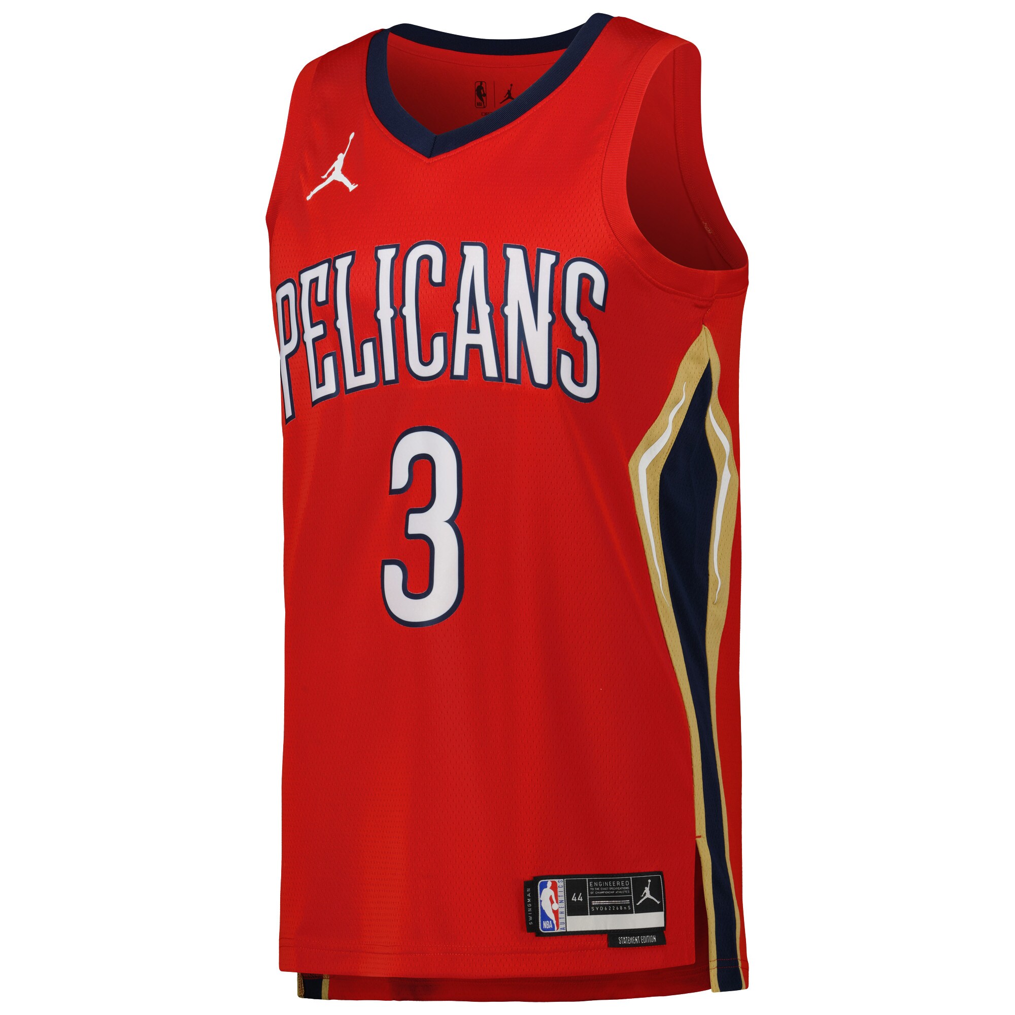 CJ McCollum New Orleans Pelicans Jordans Brand Unisex Swingman Jersey - Statement Edition - Red