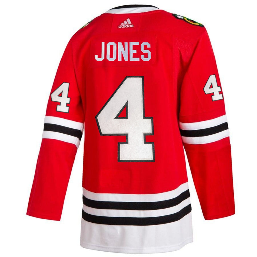Men's Seth Jones Chicago Blackhawks Home Red Adidas Authentic Jersey