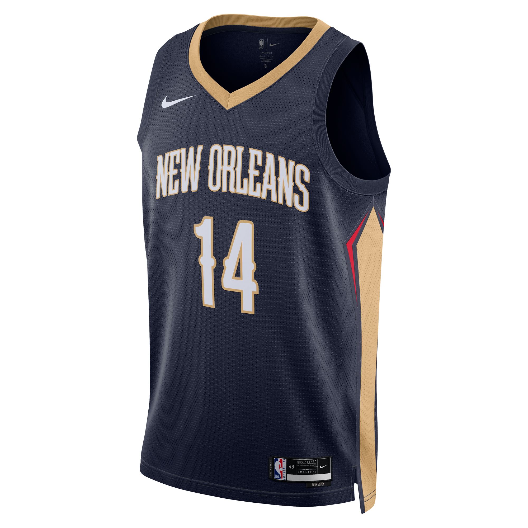 Brandon Ingram New Orleans Pelicans Nike Unisex Swingman Jersey - Association Edition - Navy