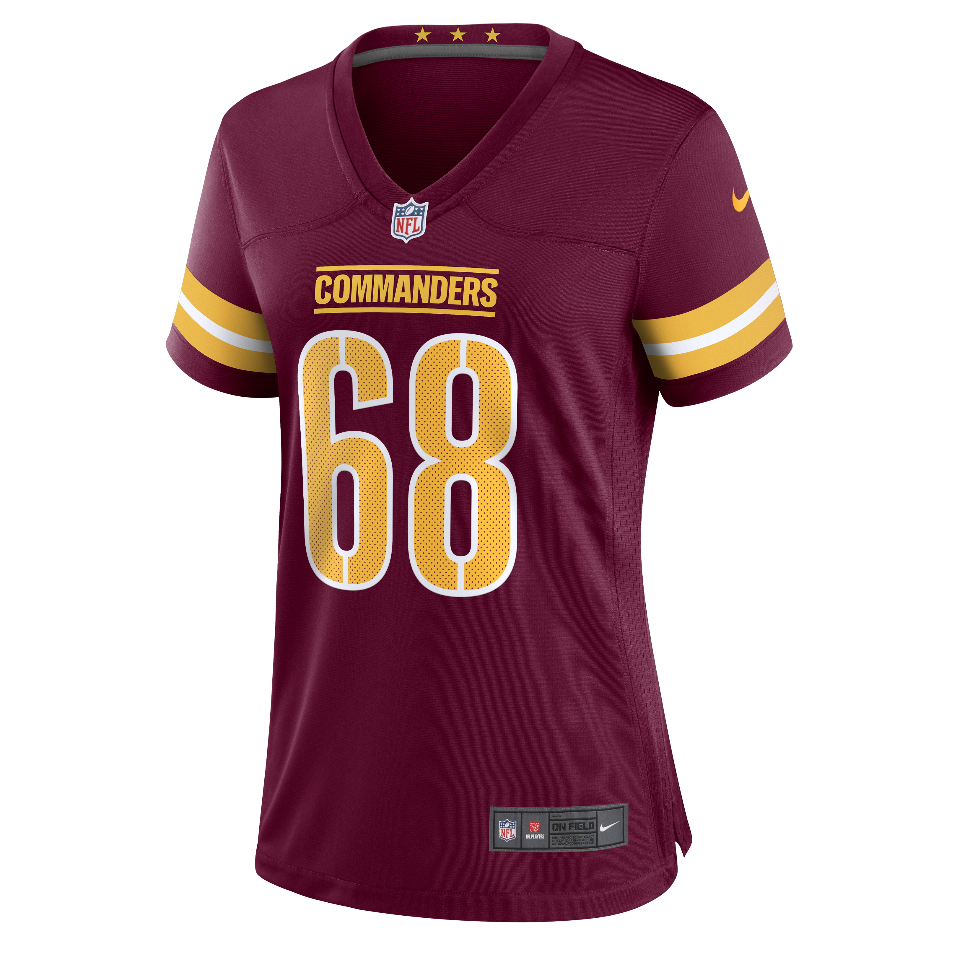 Curtis Brooks Washington Commanders Nike Women's  Game Jersey - Burgundy