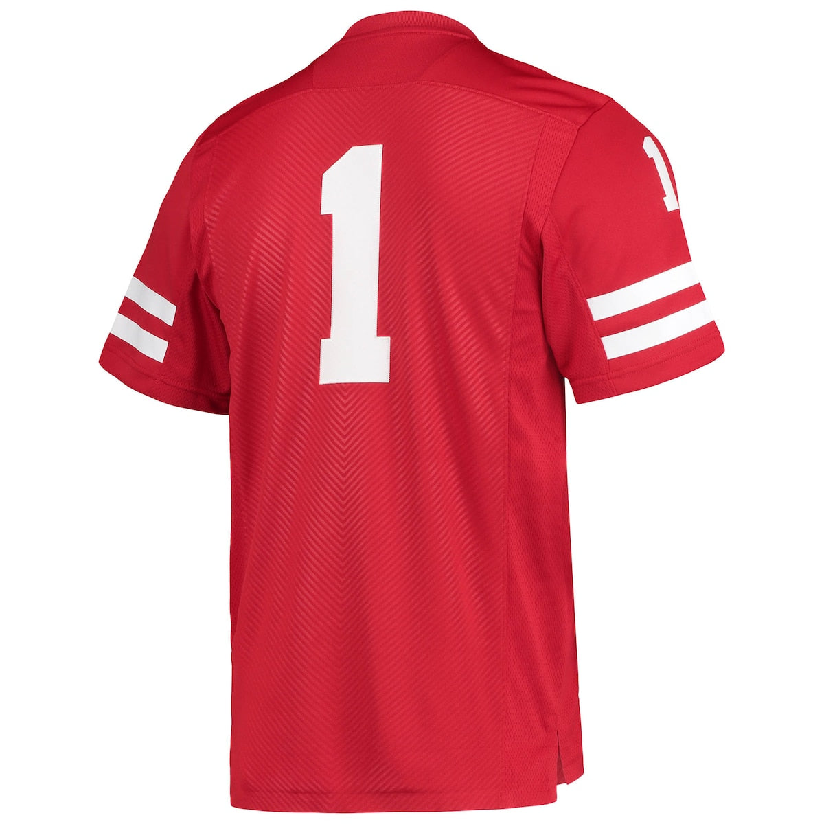 Men's  adidas Nebraska #1 Team Premier Football Jersey - Red