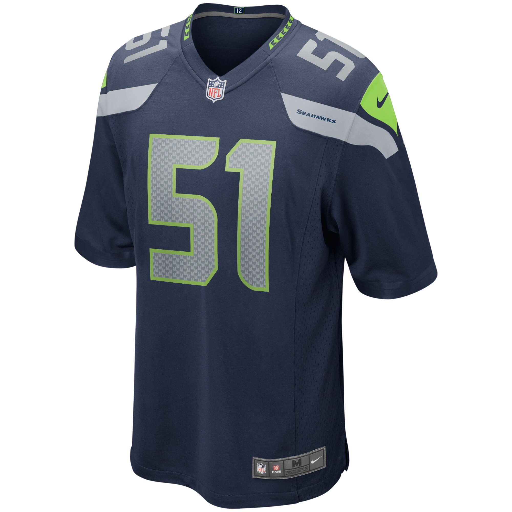 Lofa Tatupu Seattle Seahawks Nike Game Retired Player Jersey - College Navy
