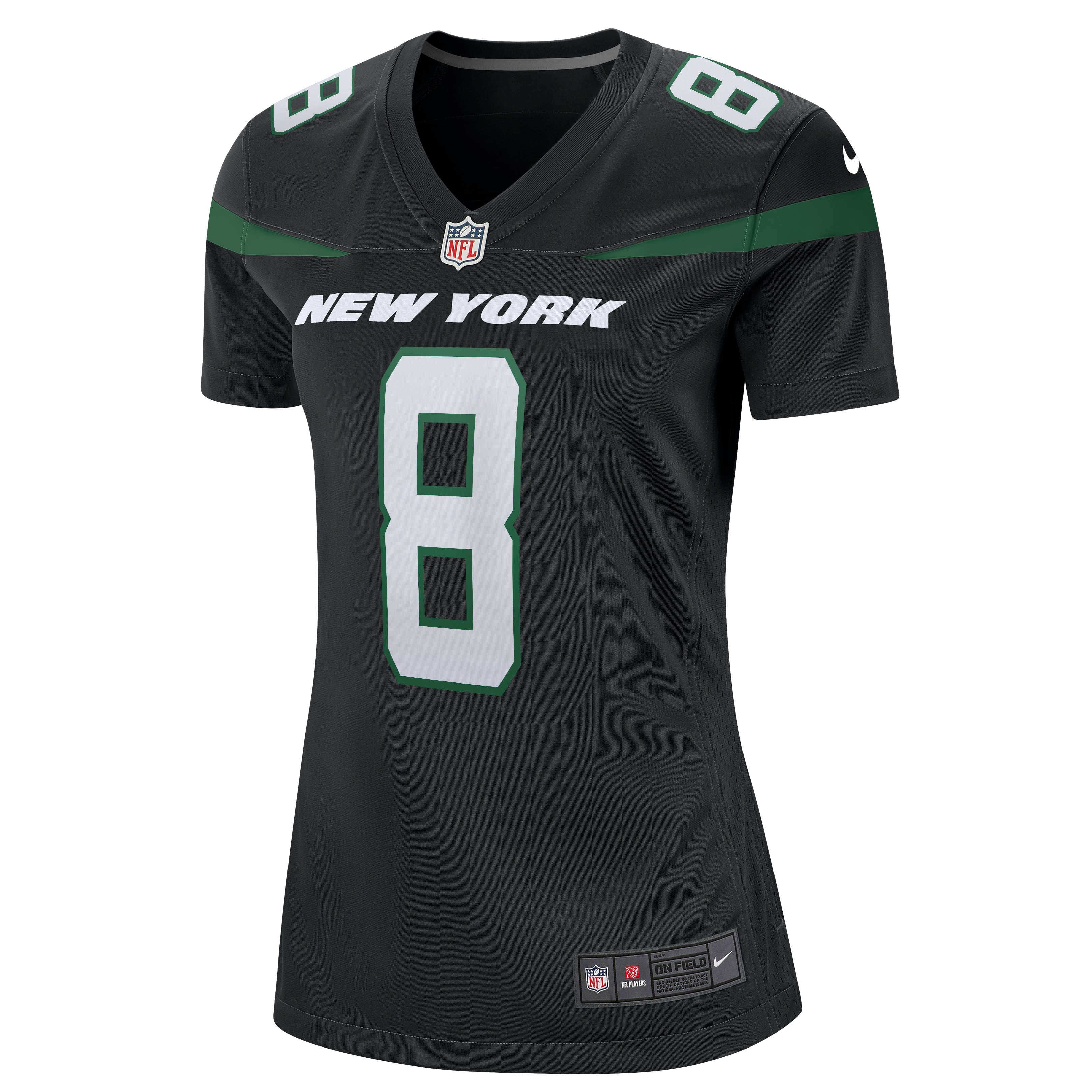 Women's Nike Elijah Moore Stealth Black New York Jets Game Jersey