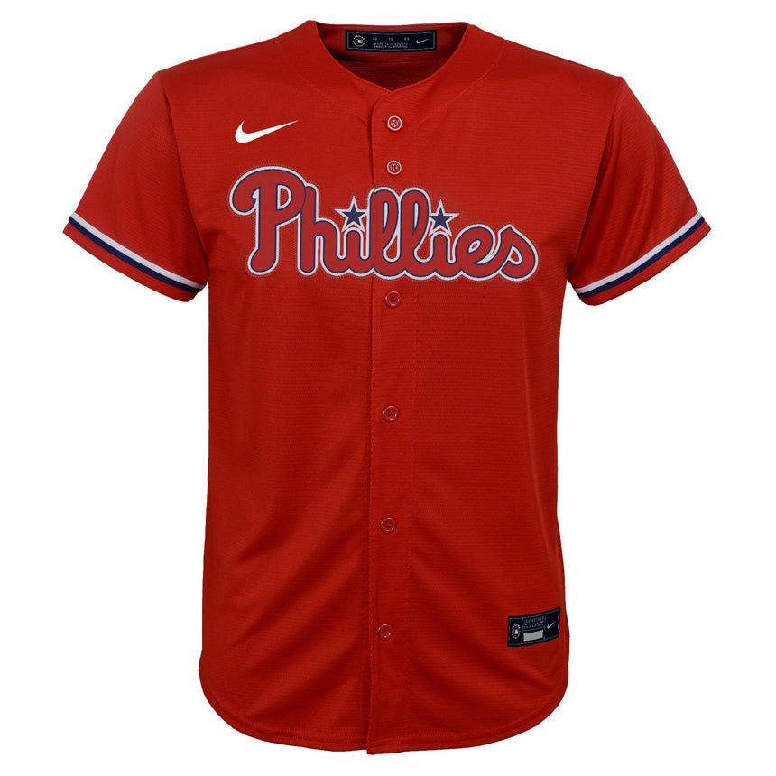 Youth Bryce Harper Red Alternate Philadelphia Phillies Replica Player Jersey