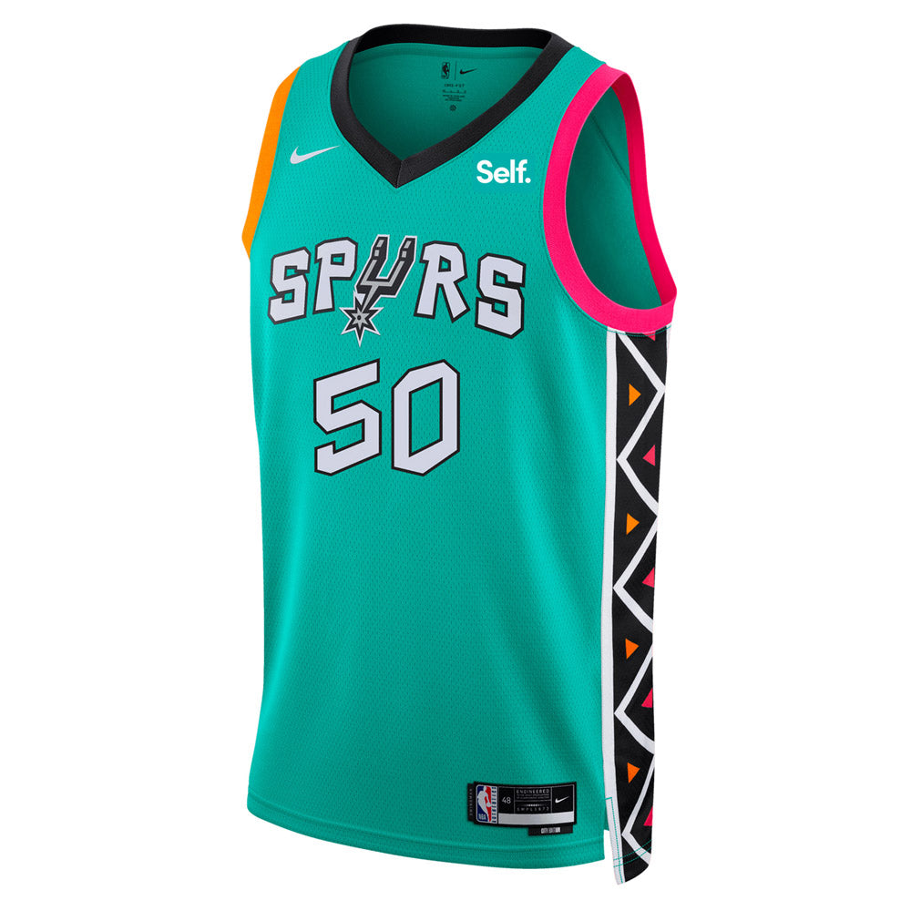 Men's San Antonio Spurs David Robinson City Edition Jersey - Green