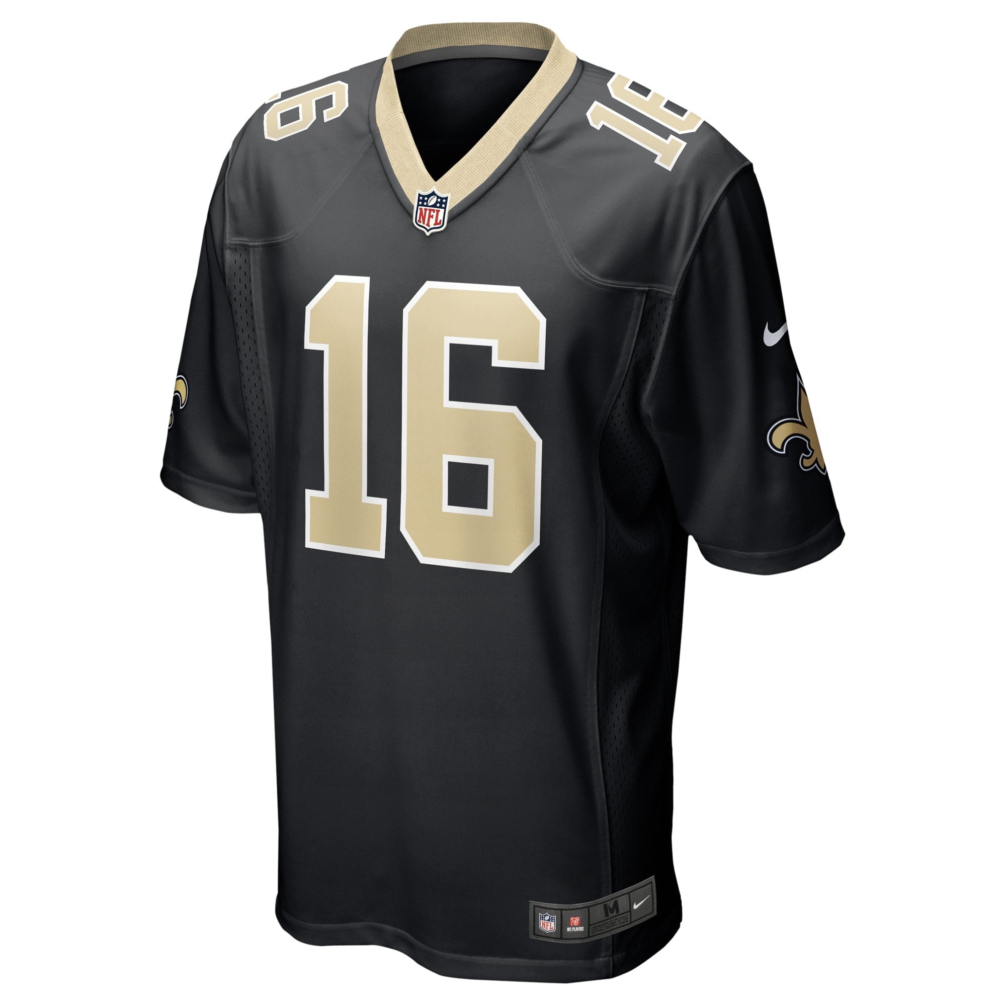 Men's Nike Jake Luton Black New Orleans Saints Game Player Jersey