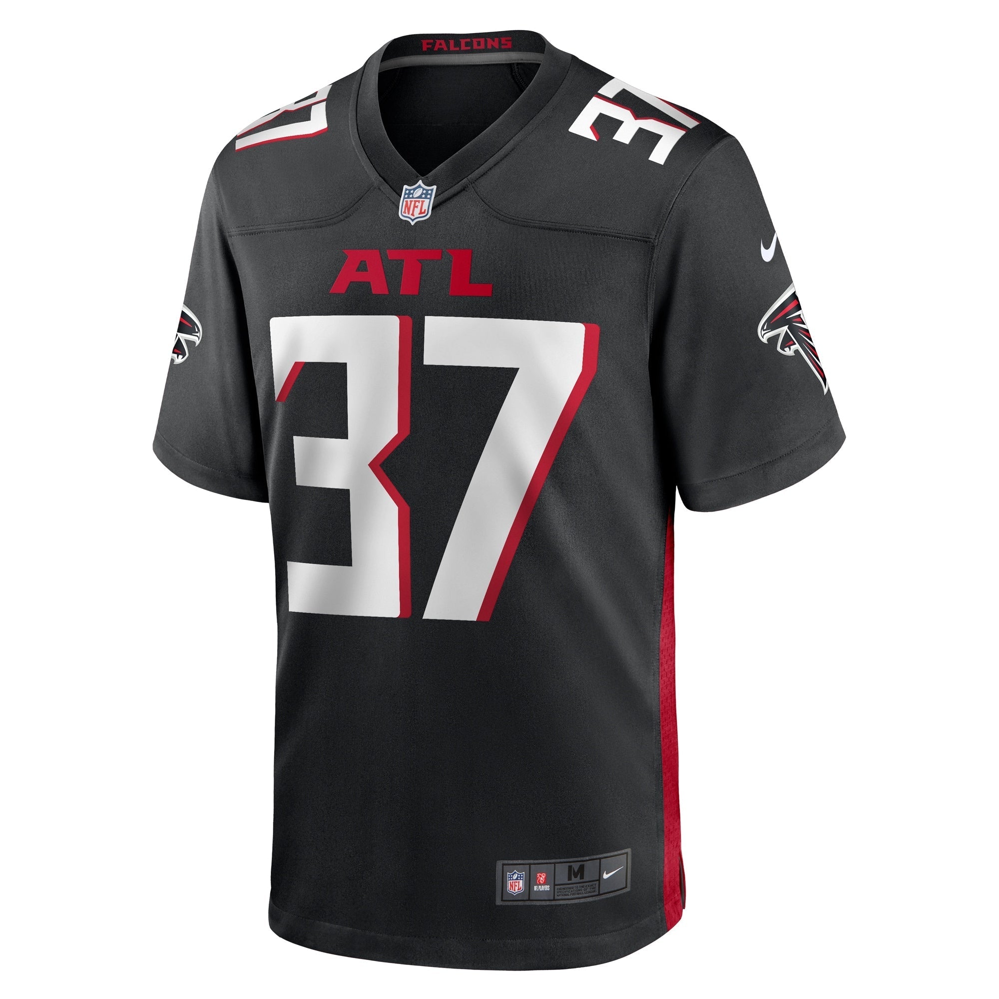 Men's Nike Dee Alford Black Atlanta Falcons Player Game Jersey