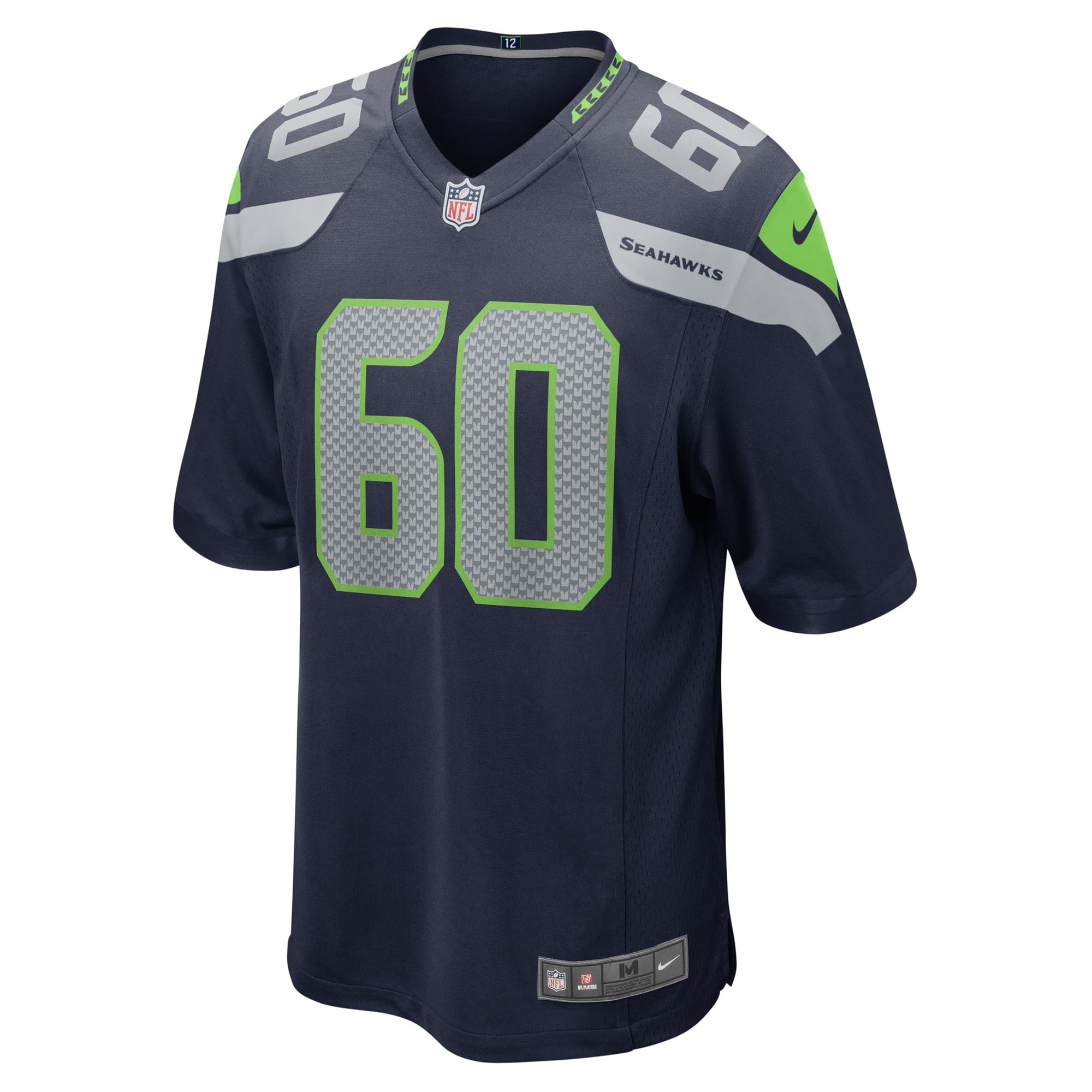 Men's Nike Phil Haynes College Navy Seattle Seahawks Game Jersey