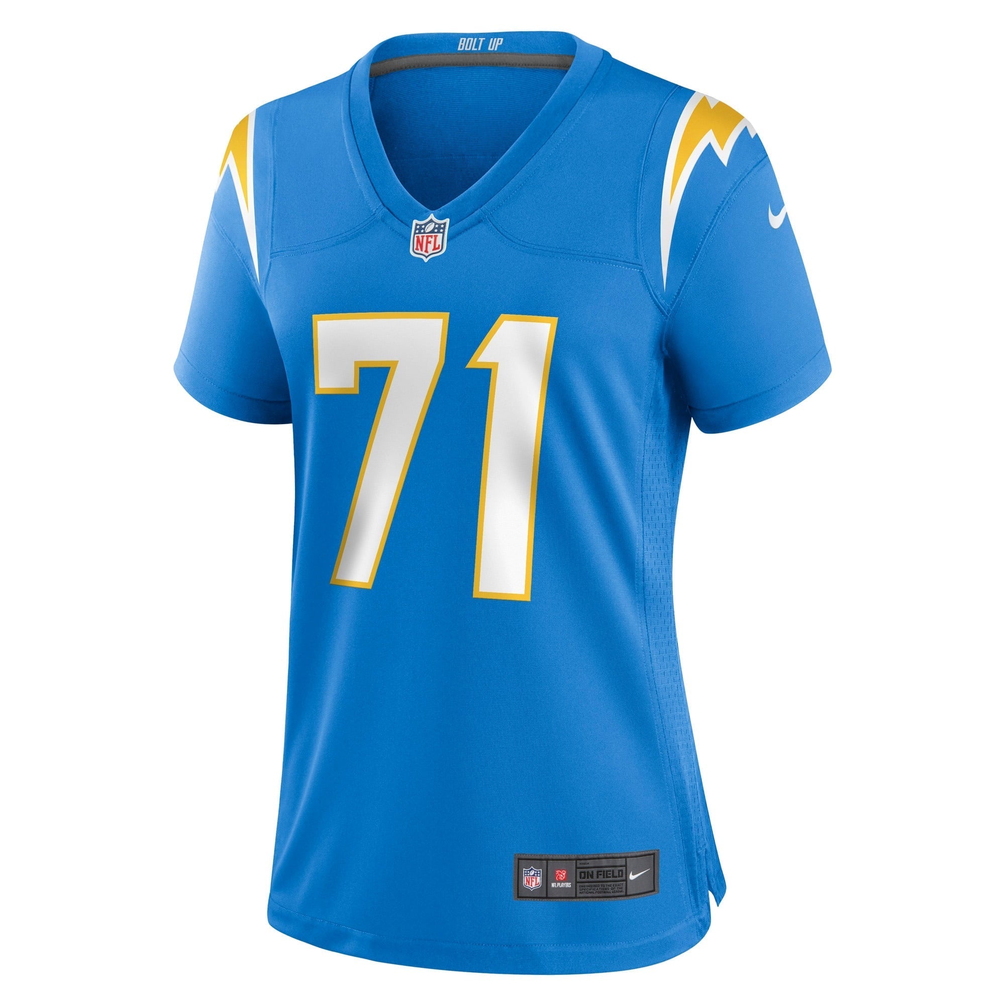 Women's Nike Matt Feiler Powder Blue Los Angeles Chargers Game Player Jersey
